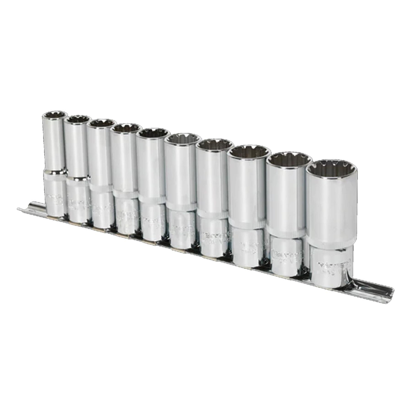 Sealey Socket Set 10pc Deep 1/2"Sq Drive Total Drive