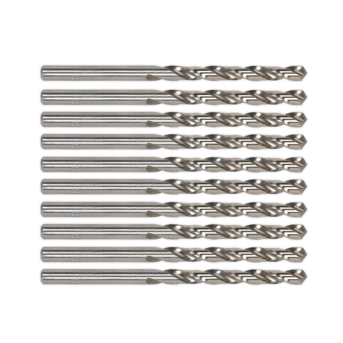Sealey HSS Fully Ground Drill Bit Ø3/16" Pack of 10