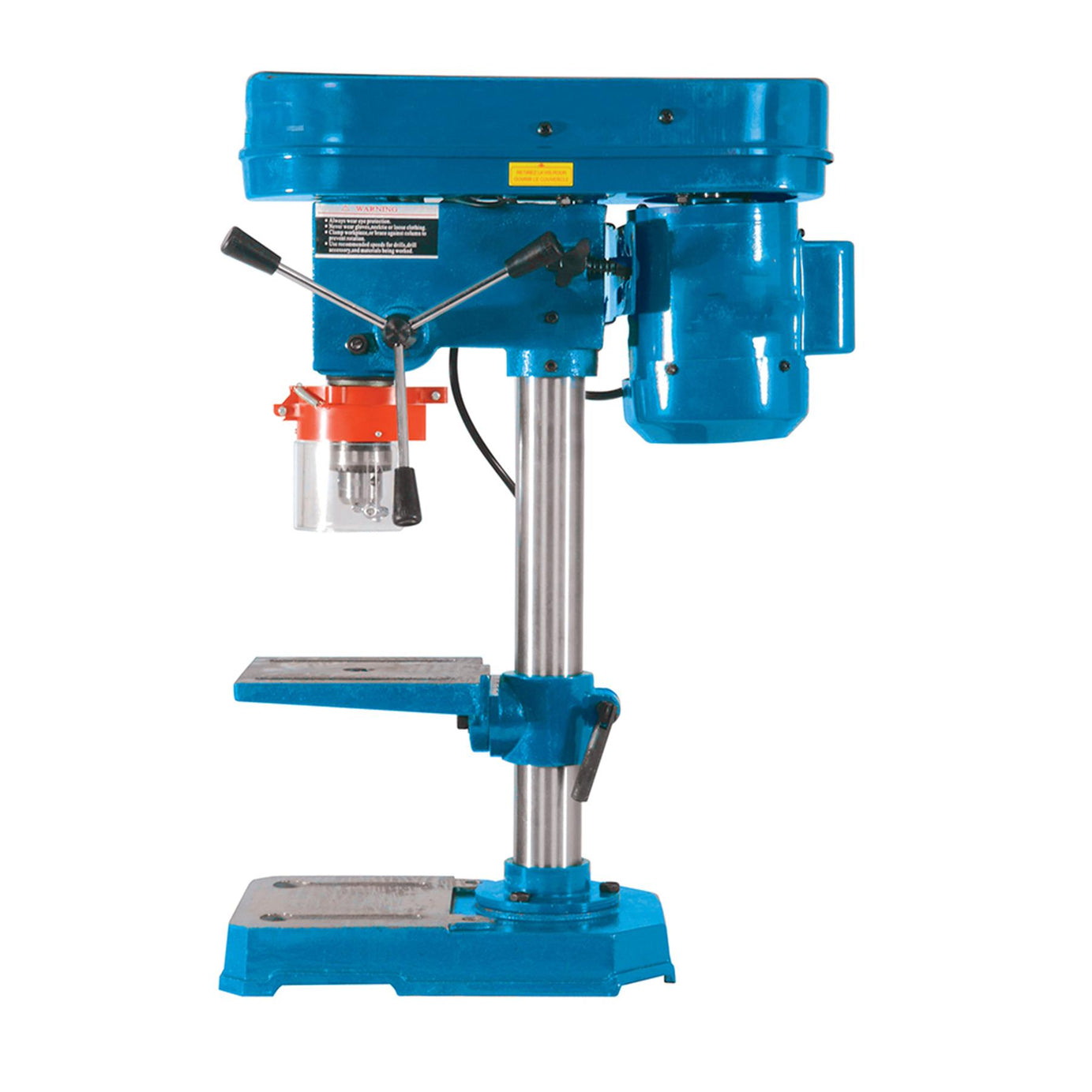 Heavy Duty 350W Drill Press 190mm 250 X 250mm 45° Automotive Workshop Power Tool