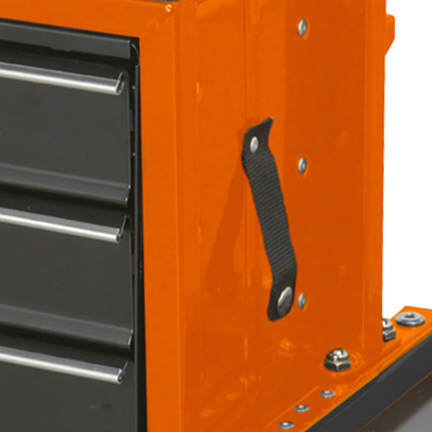 Sealey Mechanic's Utility Seat & Toolbox - Orange