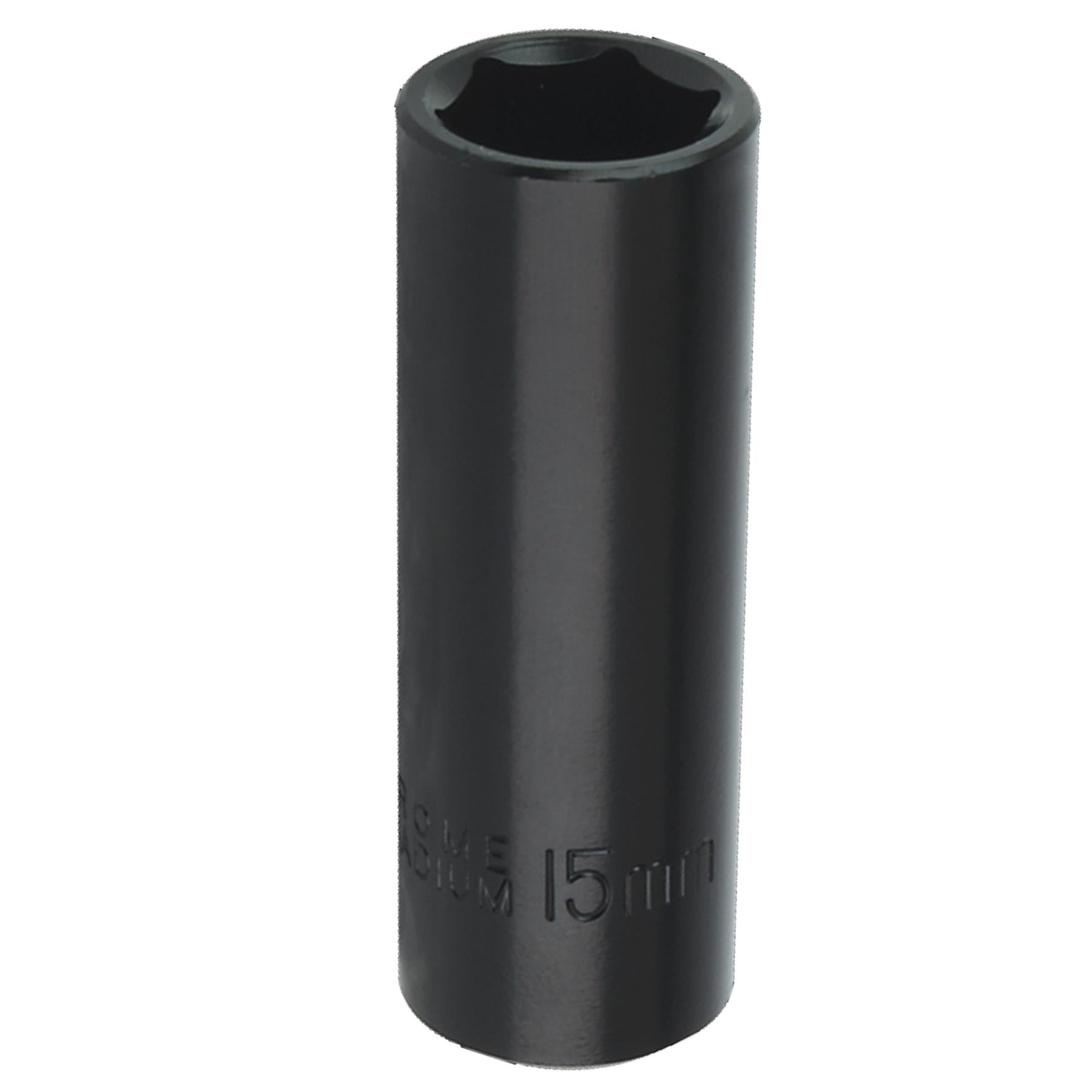 Sealey Impact Socket 15mm Deep 3/8"Sq Drive Chrome Vanadium
