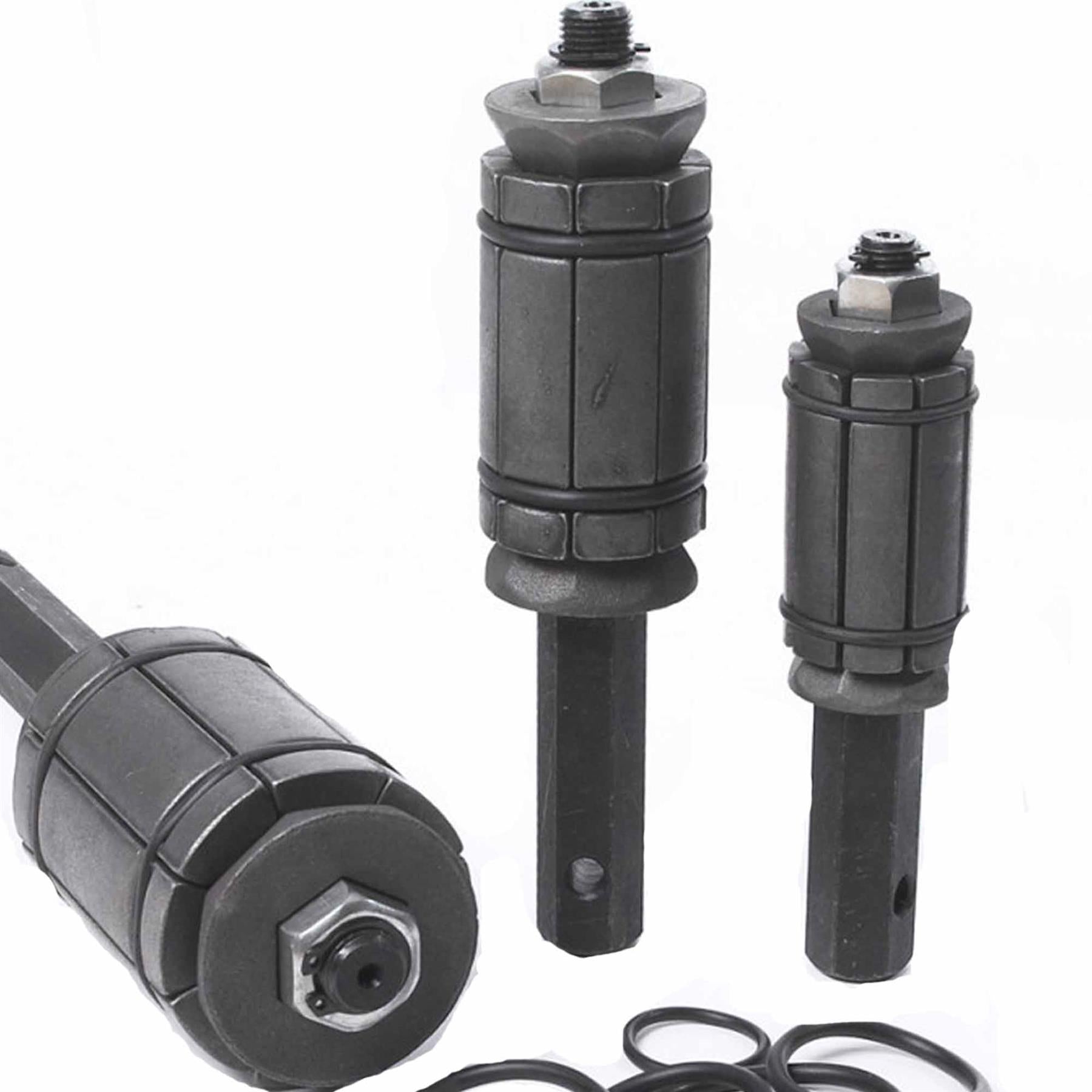 BlueSpot 3Pce Exhaust Pipe Expander Set Mufflers Tail Pipe 1-1/8" To 3-1/2" Storage Case