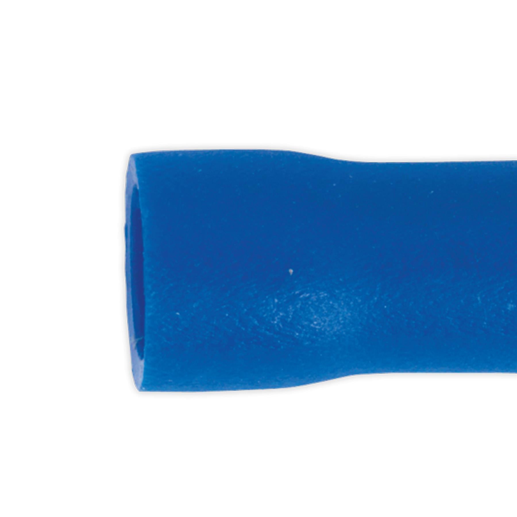 Sealey Push-On Terminal 6.3mm Female Blue Pack of 100