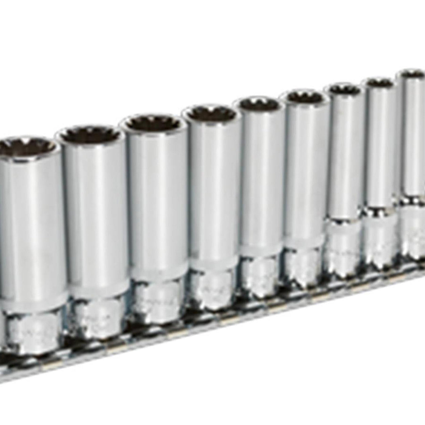 Sealey Socket Set 13pc Deep 1/4"Sq Drive Total Drive