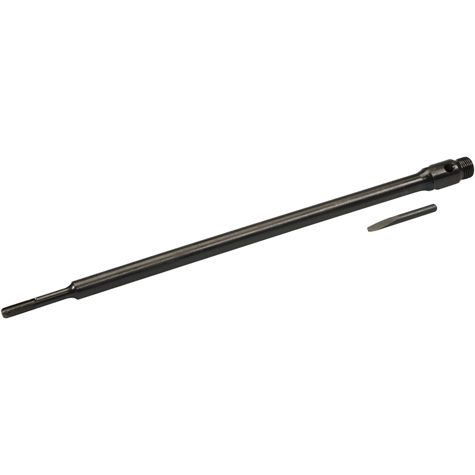 TCT Core Drill Bit 125mm Hole Saw Masonry Stone Brick SDS Plus 1250mm Shaft Pilot