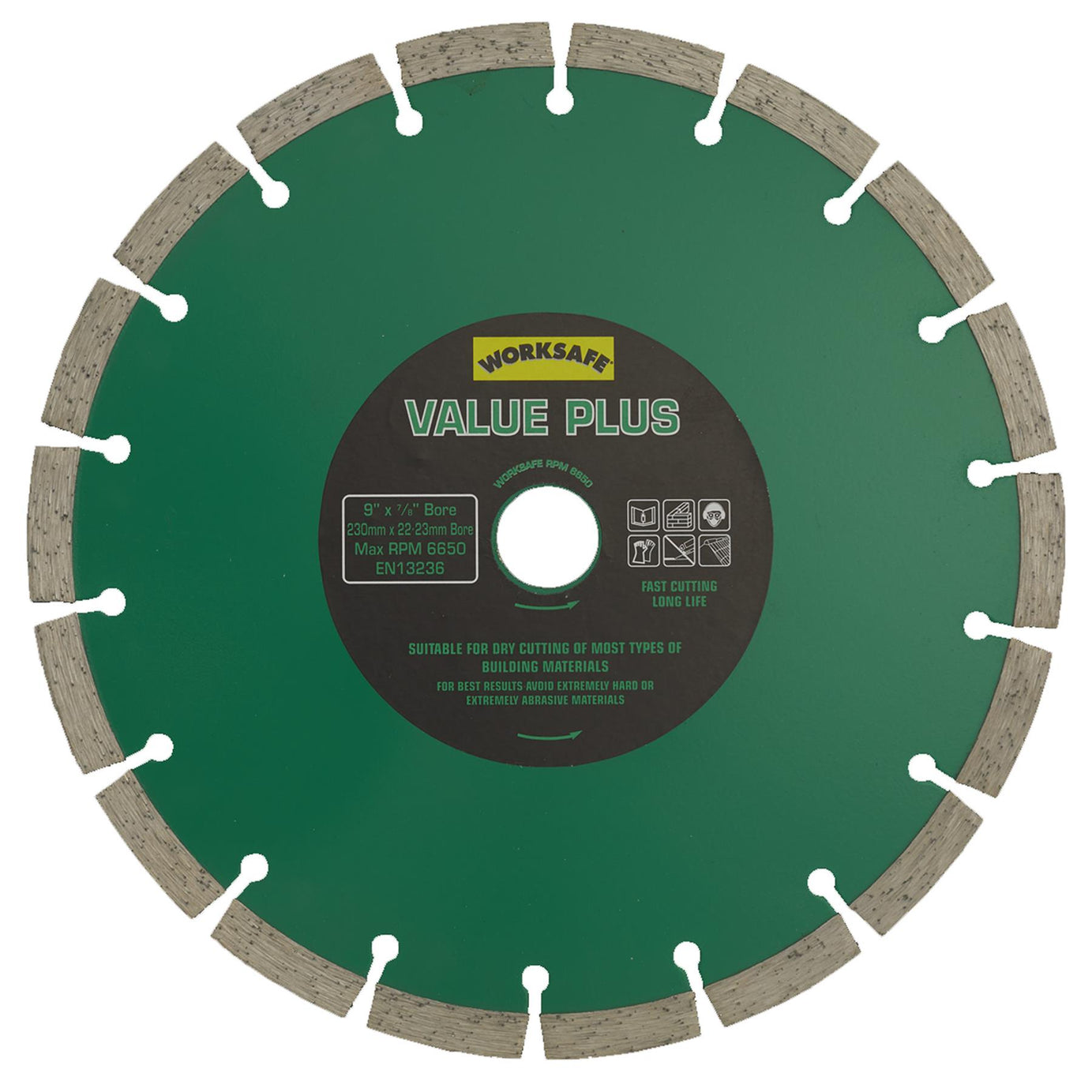 Sealey Value Plus Diamond Blade 230 x 22mm