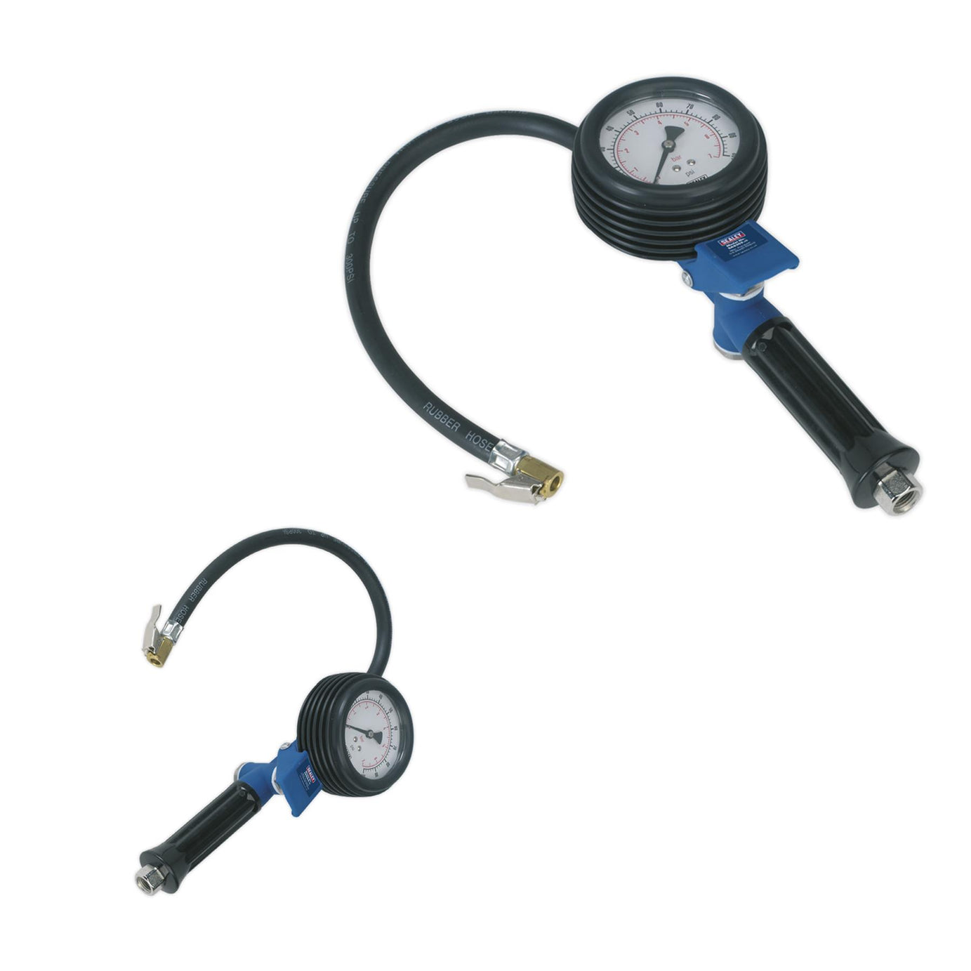 Sealey Jumbo Tyre Inflator with Clip-On Connector