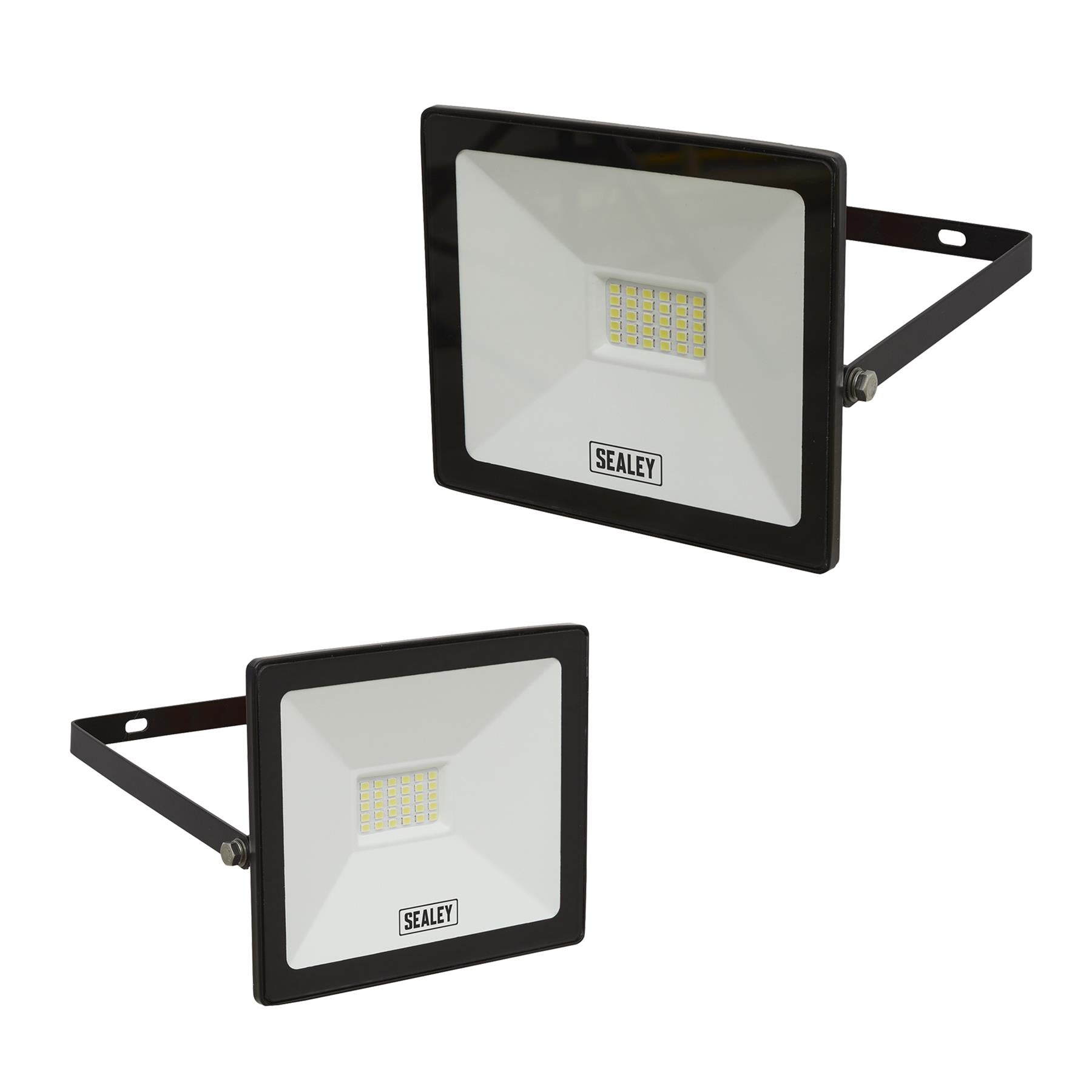 Sealey Extra Slim Floodlight with Wall Bracket 20W SMD LED