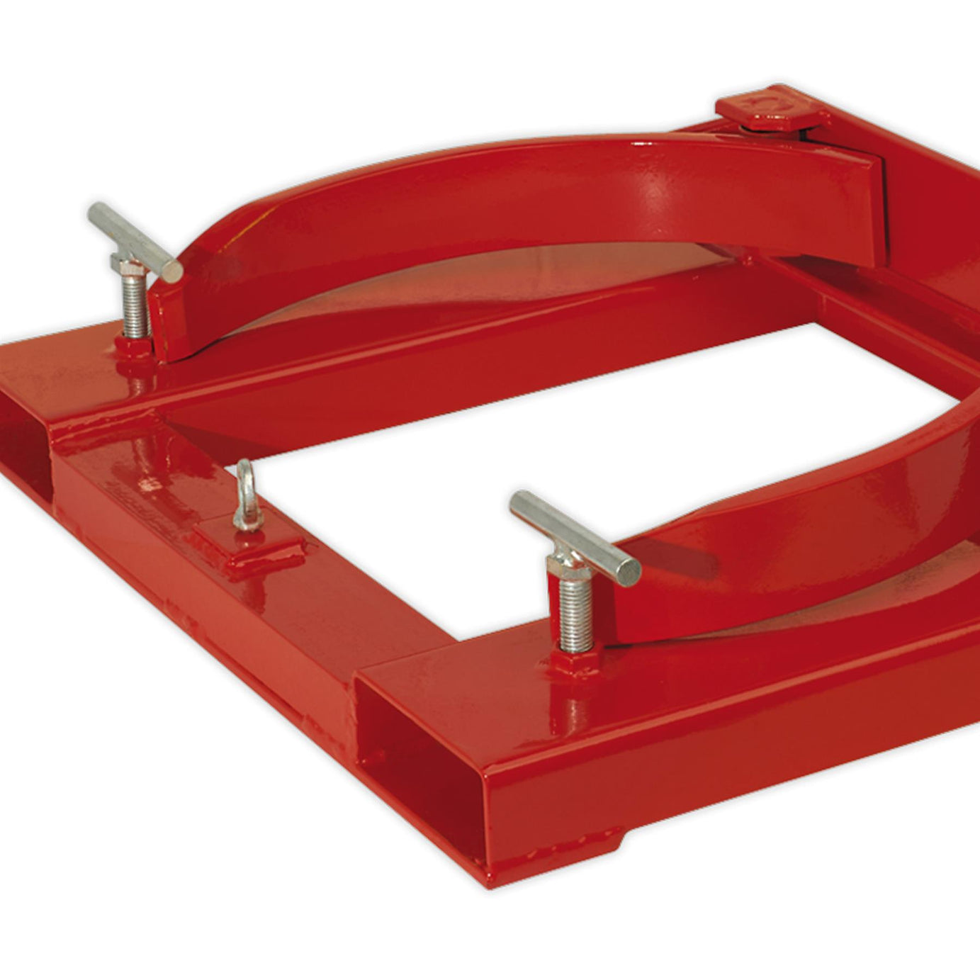 Sealey Forklift Drum Clamp Single 205L Heavy-duty steel construction.