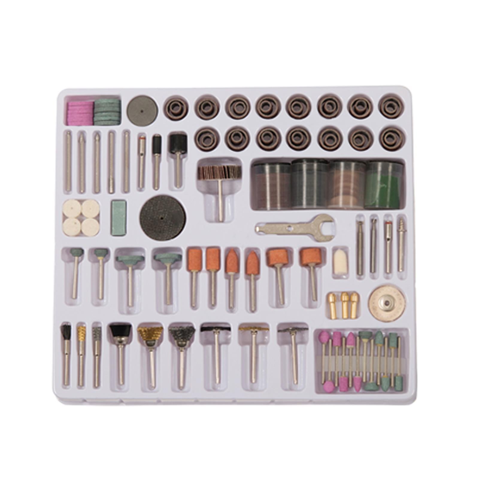 216Pce Rotary Tool Accessory Kit And Muliti Function Tools W/ Cutting Disk Burrs