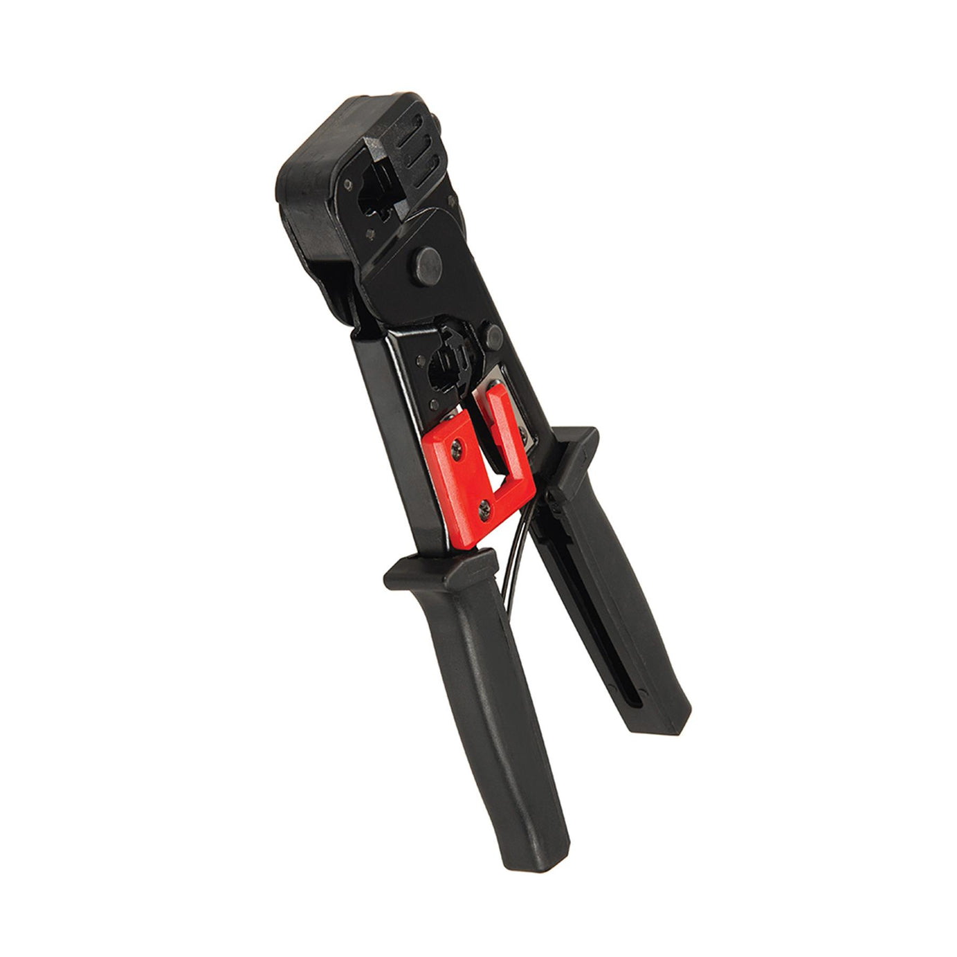 Telecoms Crimping Tool - 8P8C / 6P6C Features Wire Cutter/Stripper & Locking Pin