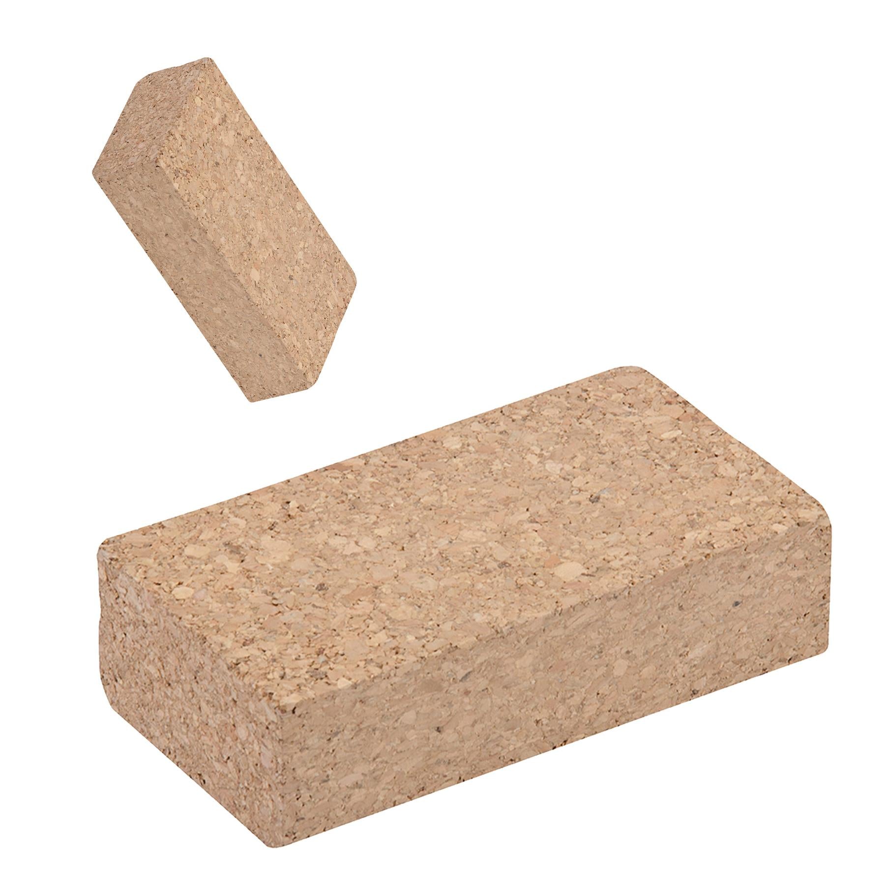 Cork Decorating Hand Sanding Block 110mm X 60mm X 30mm With Abrasive Paper
