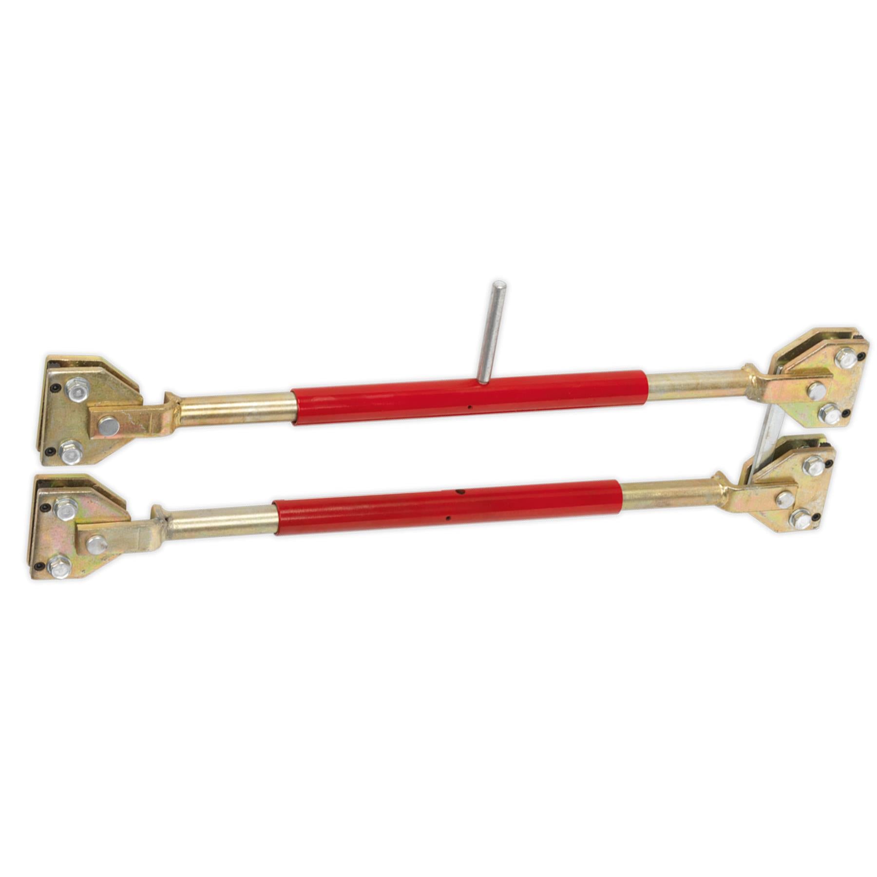 Sealey Door Restraining Bars Pack of 2  Steel Tube and heavy jaw assemblies