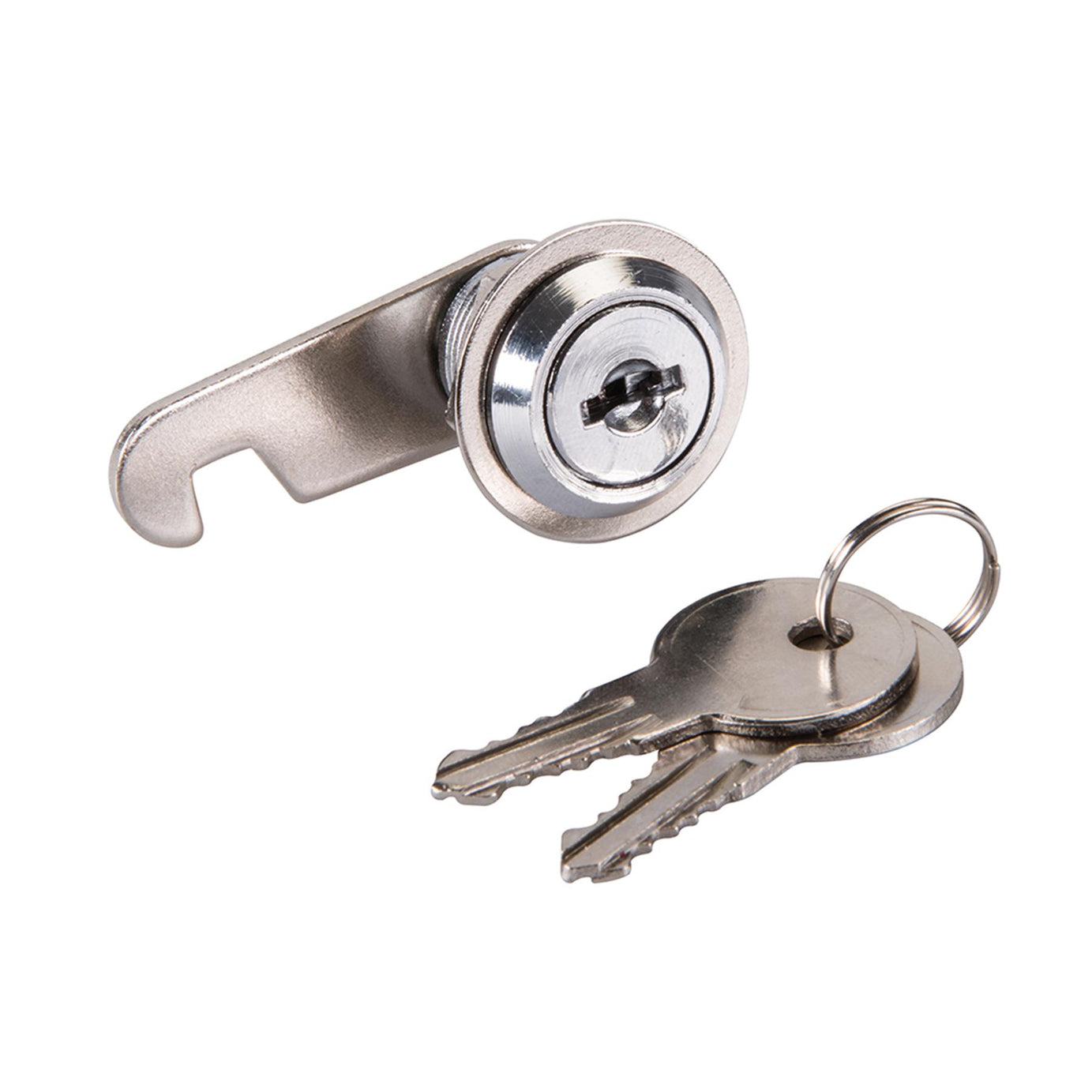 16mm Cam Lock For Filing Cabinet Mailbox Drawer Locker Secure Keys Nickel Plated