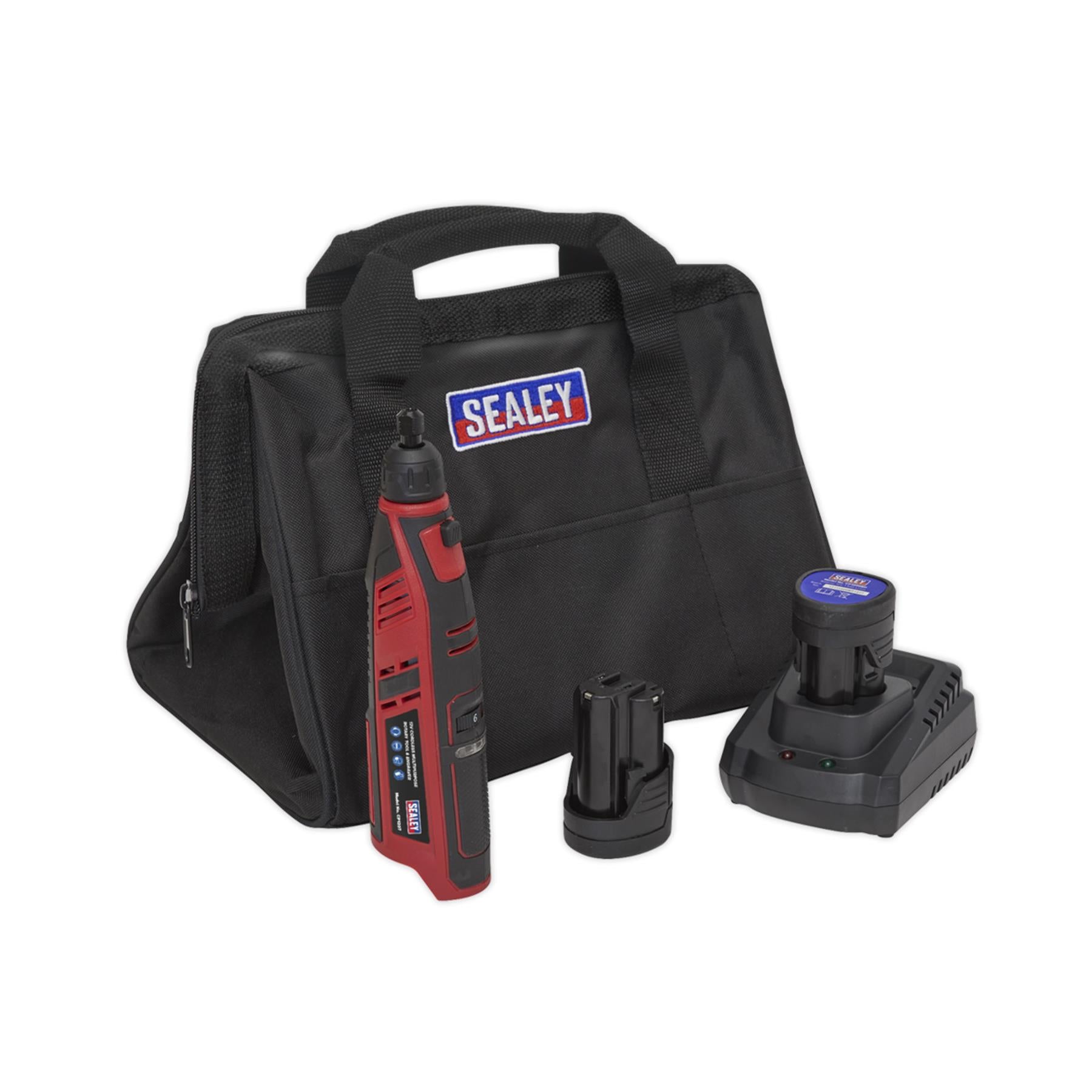 Sealey Cordless Rotary Tool & Engraver Kit 49pc 12V