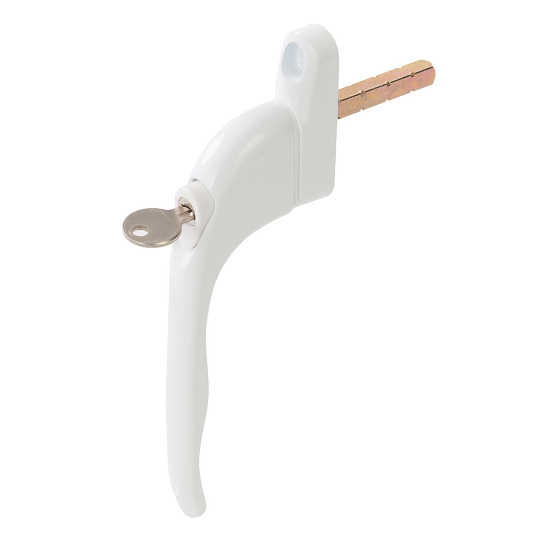 Universal Window Handle Lock White Aluminium Locking Plastic uPVC Window Handle