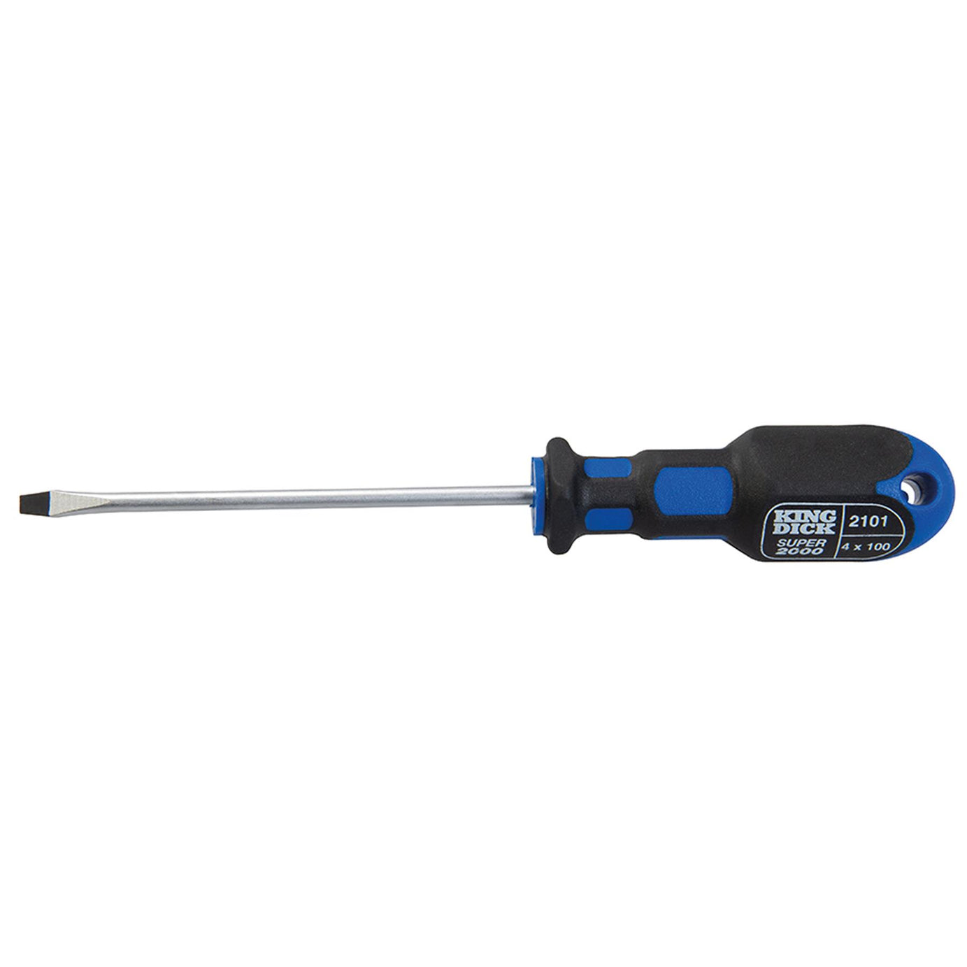 King Dick 4 X 100mm Slotted Screwdriver British Made Soft Grip