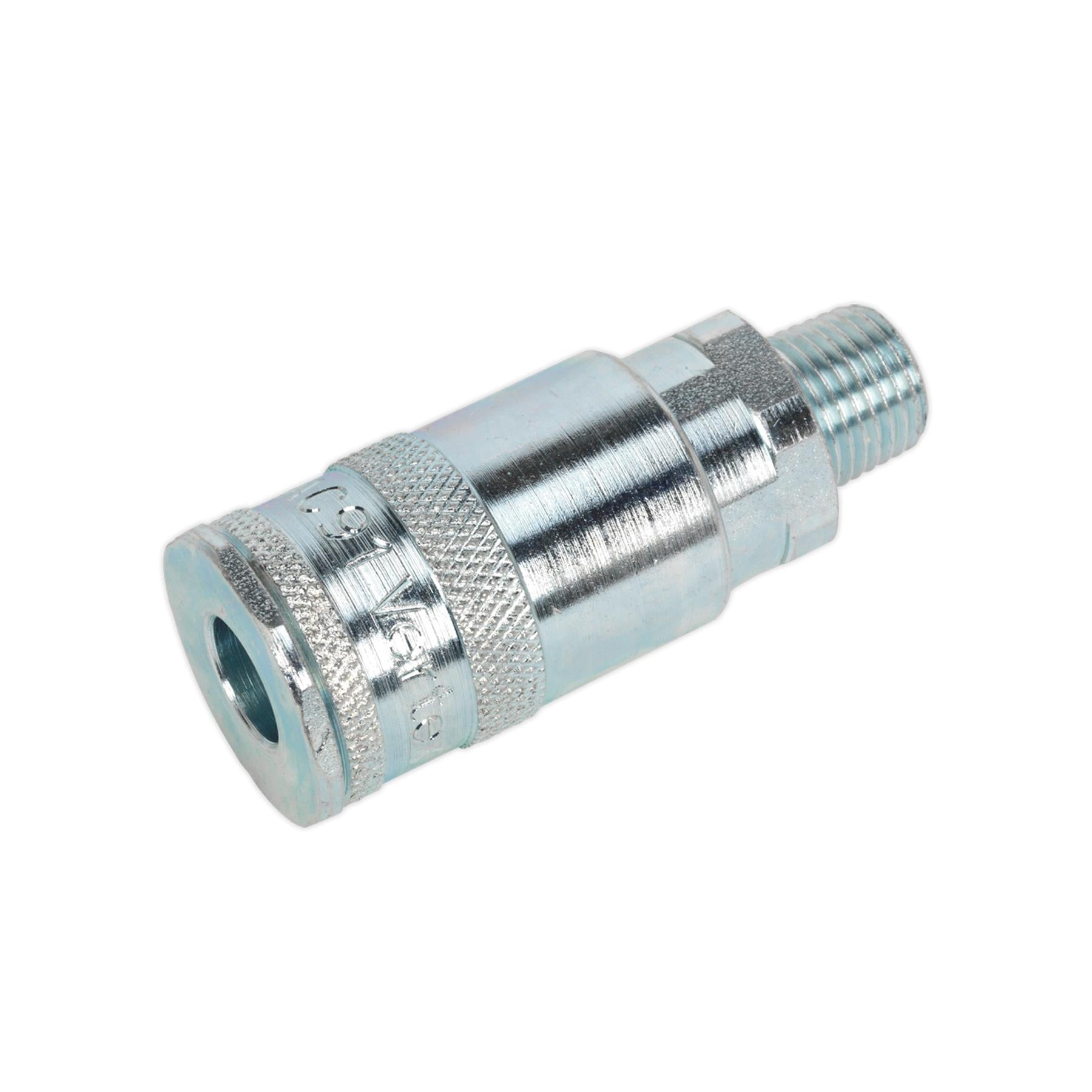 Sealey Male 1/4"BSPT Coupling Body Air Coupler Compressor Connector Pack of 5