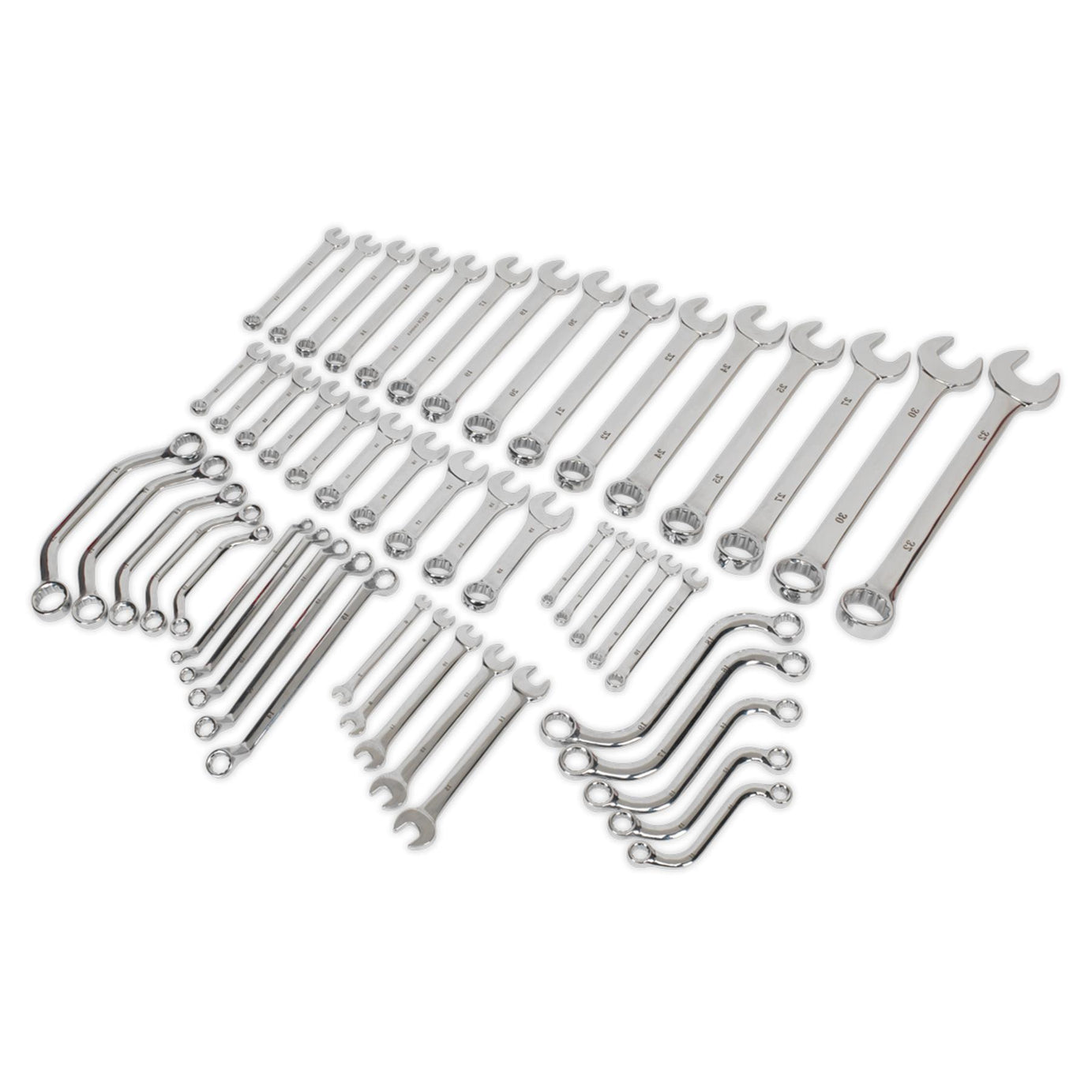 Sealey Multipurpose Spanner Set 50pc Metric
