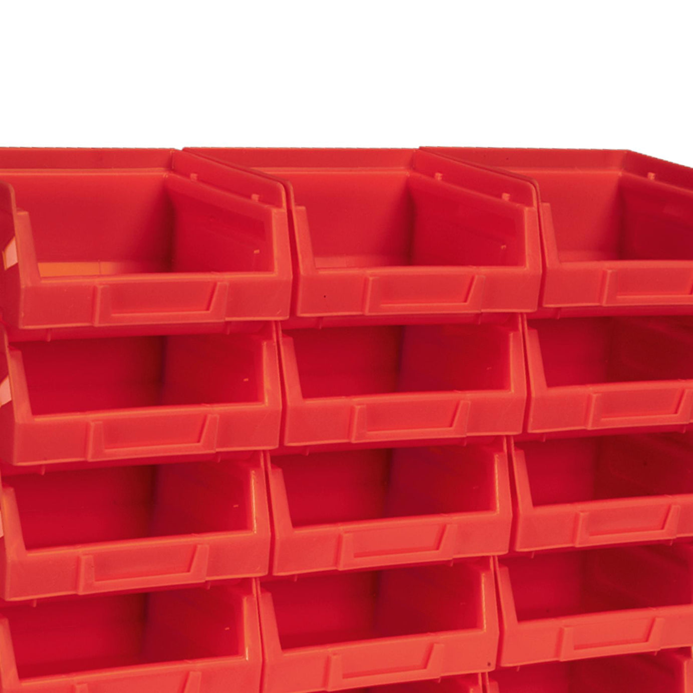 Sealey Plastic Storage Bin 105 x 85 x 55mm - Red Pack of 24