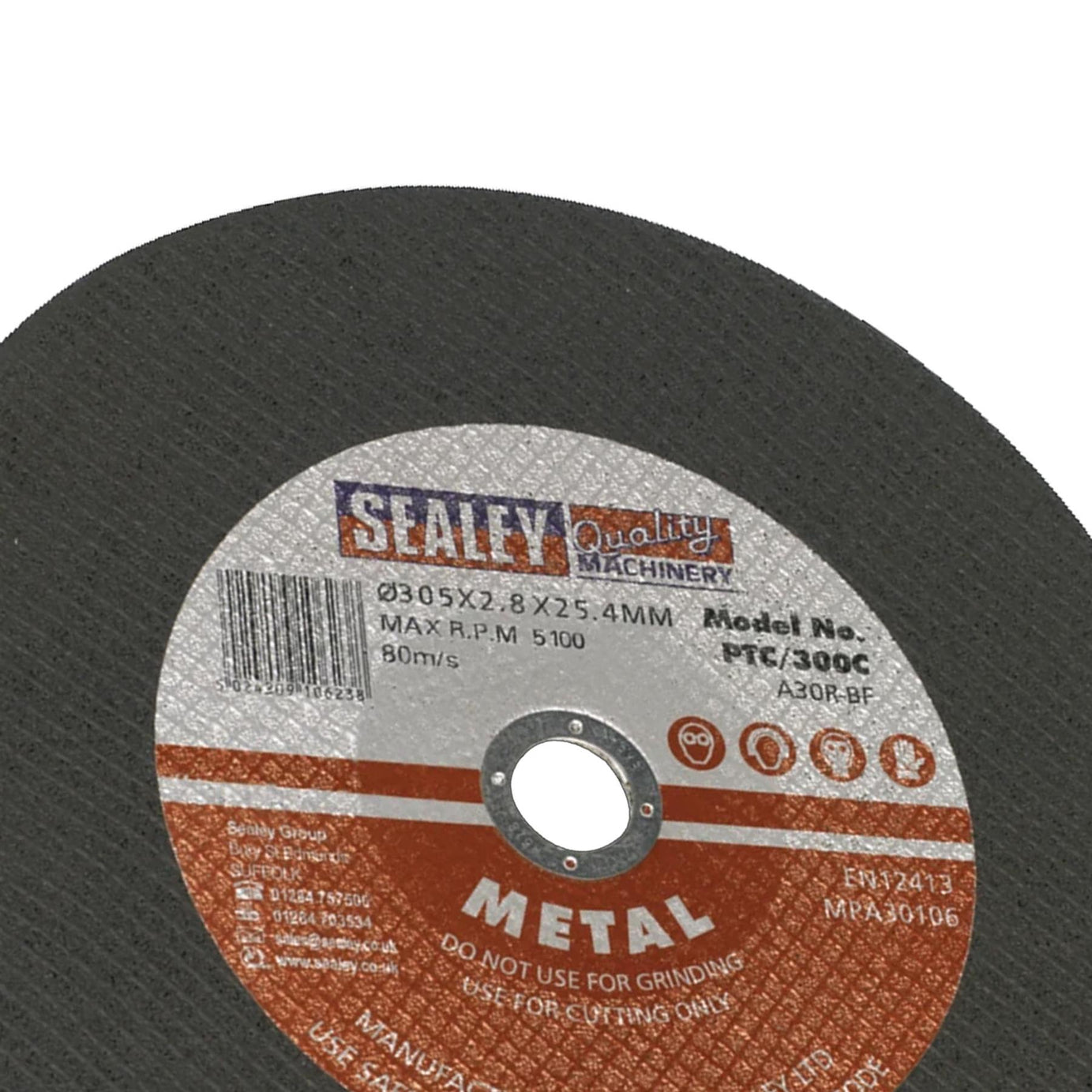 Sealey Cutting Disc 305 x 2.8mm 25.4mm Bore