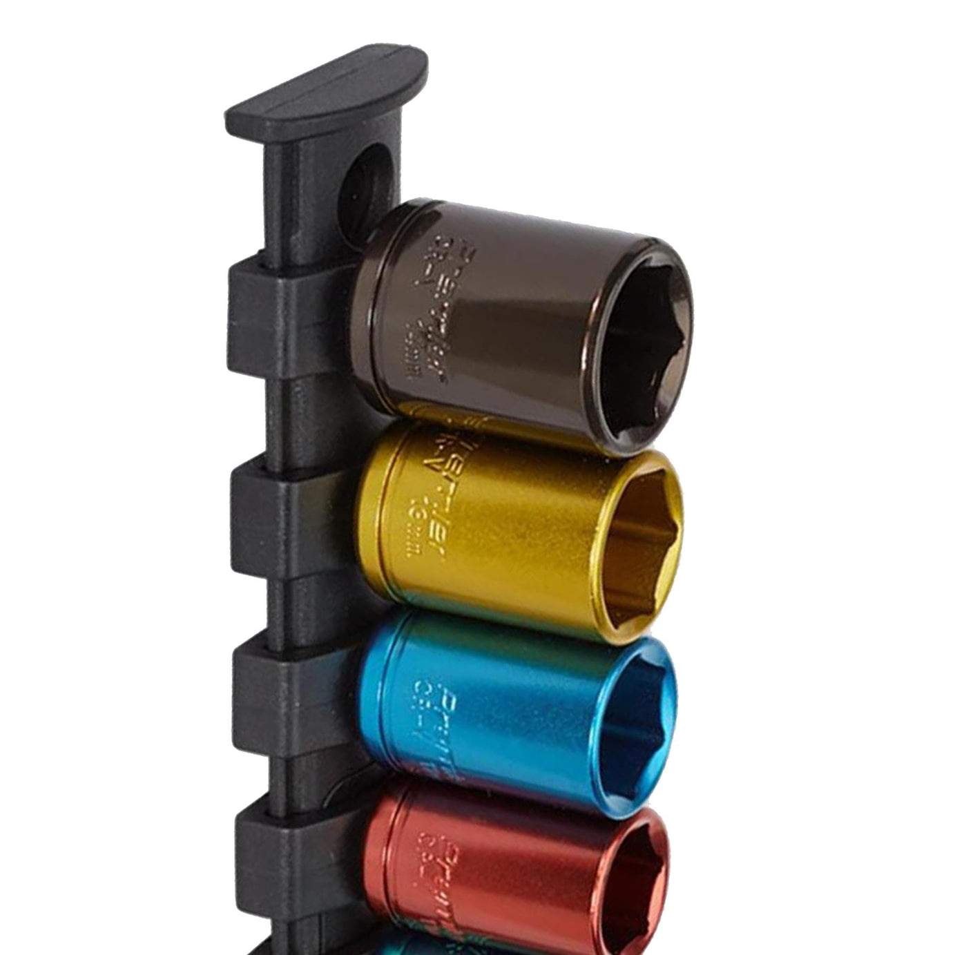 Sealey 13pc Multi Coloured Socket Set 4mm - 14mm 6pt Set 1/4" Sq Drive