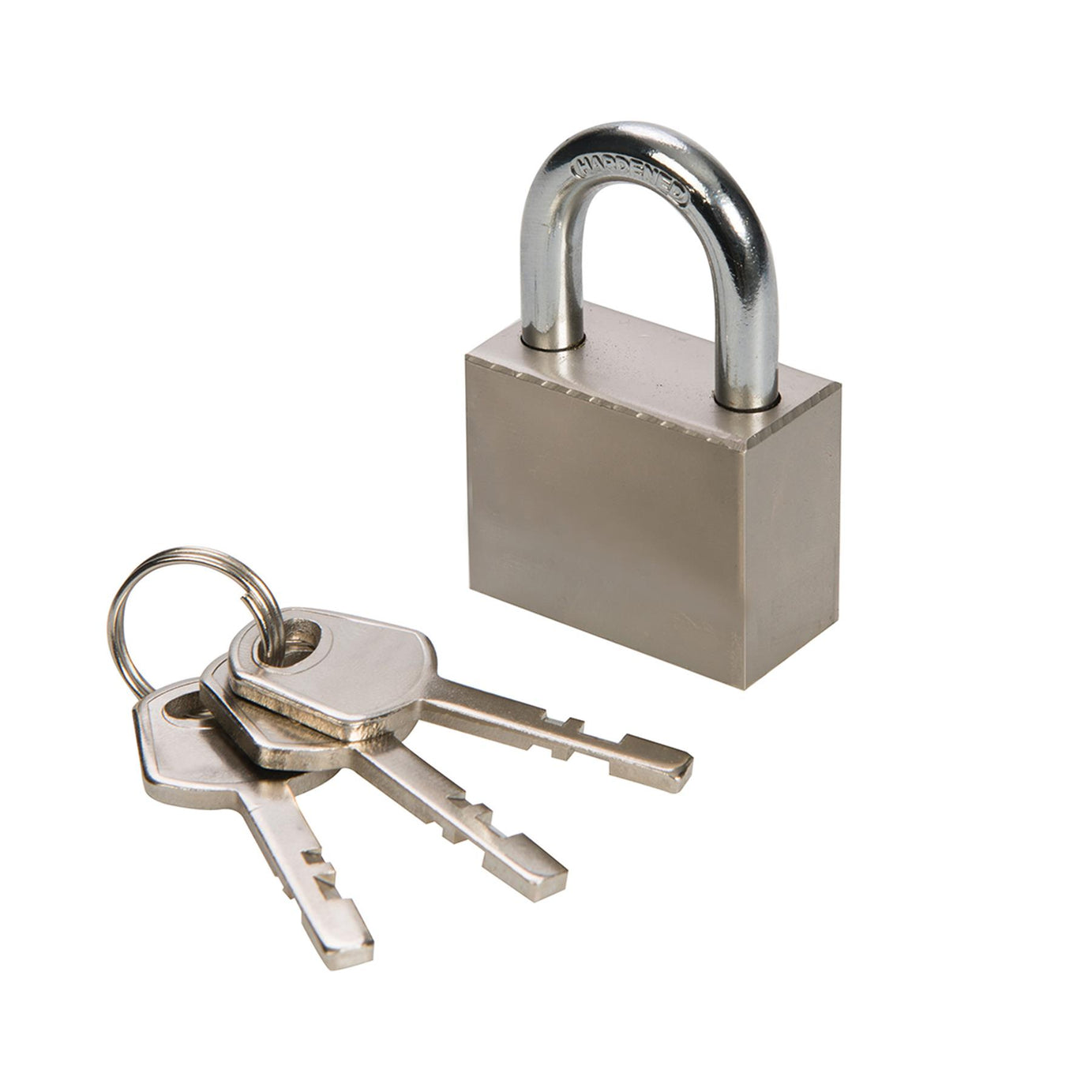 Heavy Duty Steel Padlock - 40mm Strong Home Office Travel Safety Security 3 Keys