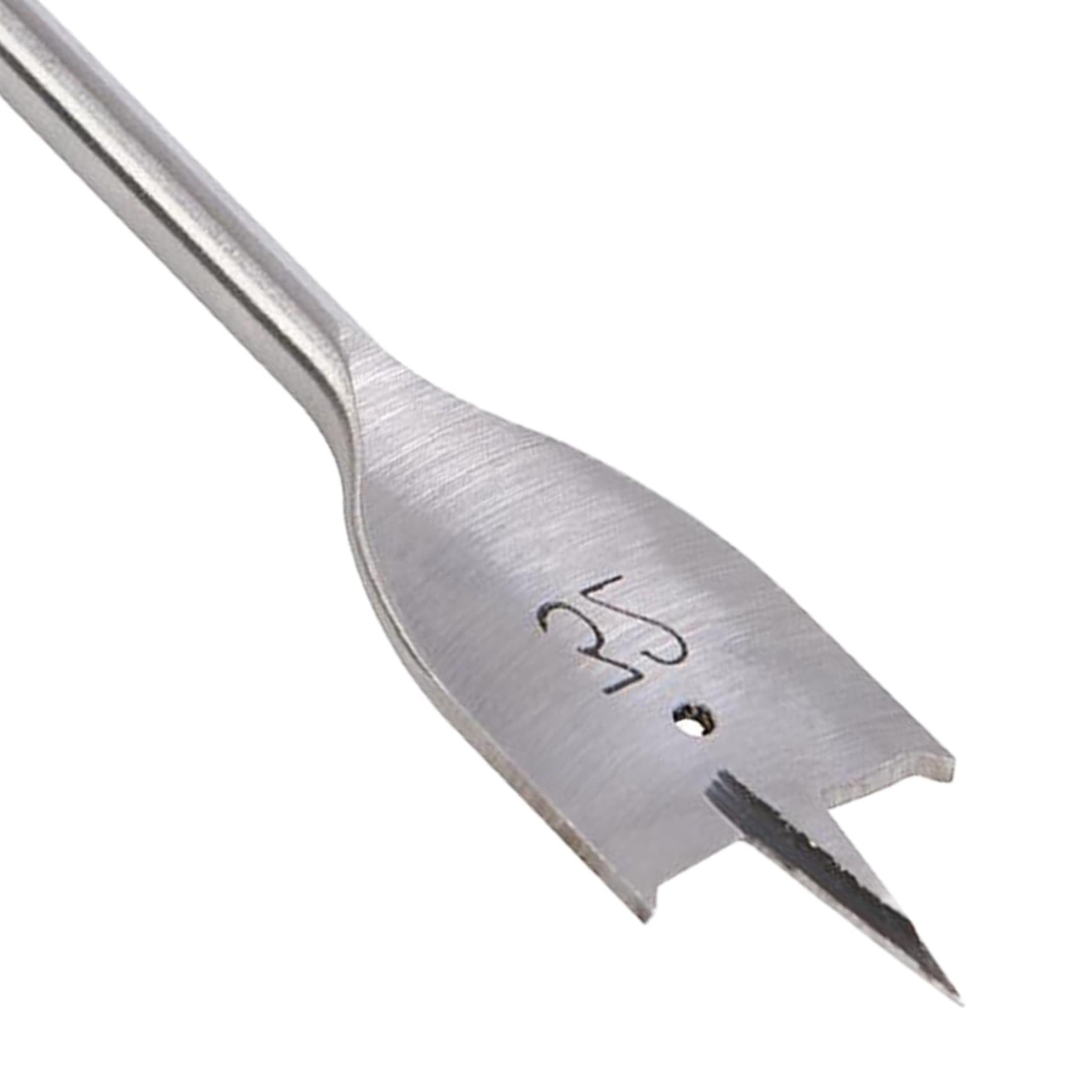 Flat Wood Drill Bit Set Titanium Hole Cutter Borer  Silver 32mm