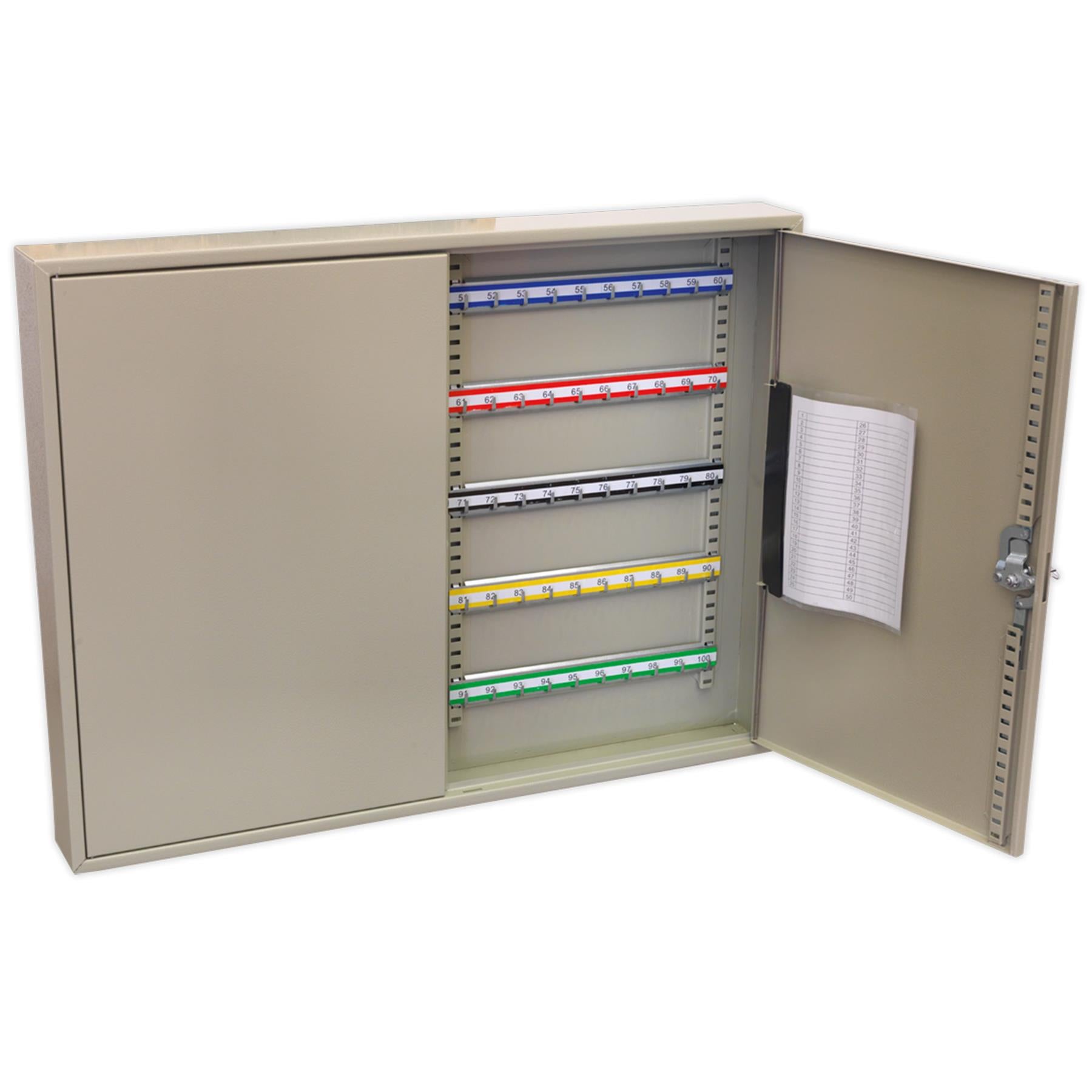 Sealey Key Cabinet 100 Key Capacity Wide Steel construction