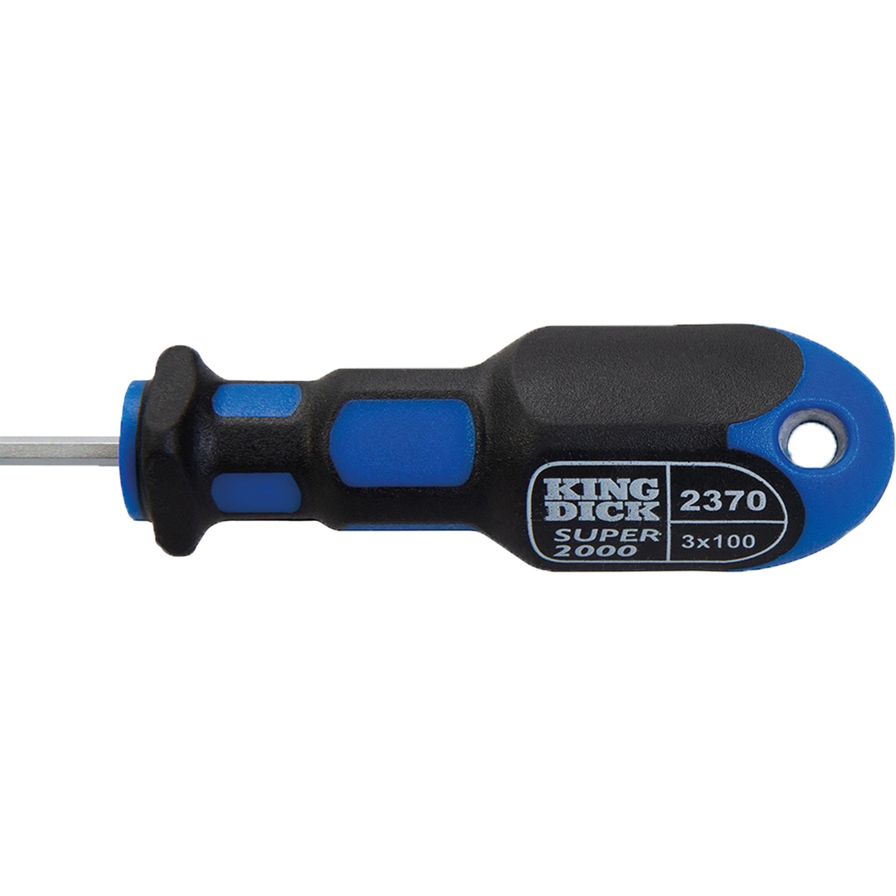 King Dick Hex Ball End Screwdriver 3 X 100mm British Made