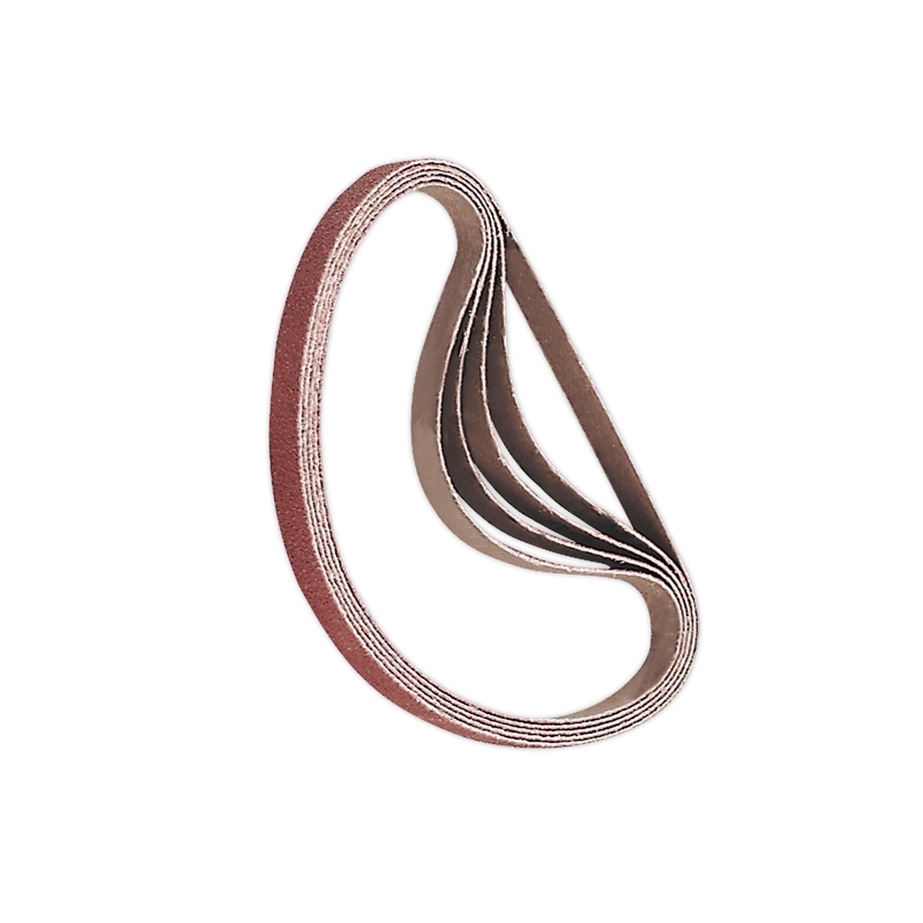 Sealey Sanding Belt 10 x 330mm 40Grit Pack of 5