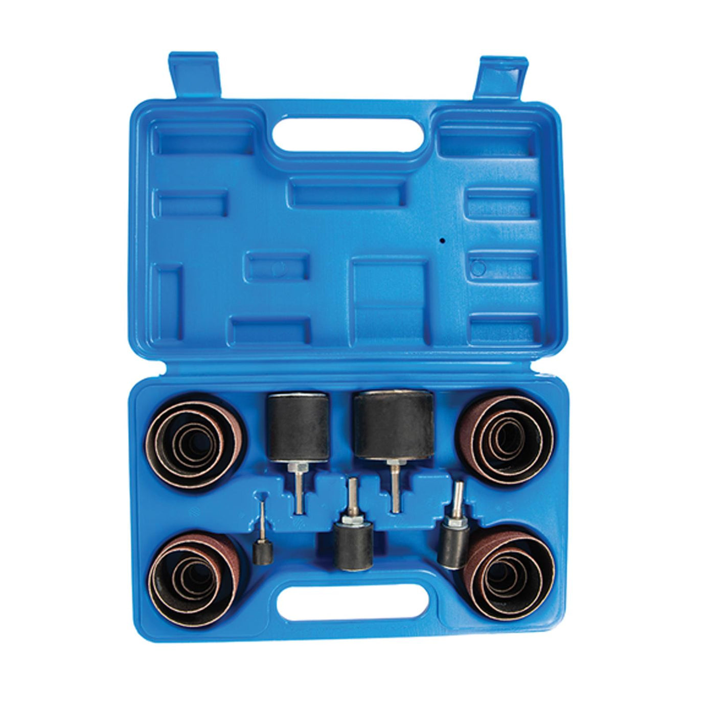 Large Drum Sanding Kit Use With Power Drills, Sander Spindle Spiraband Mounted