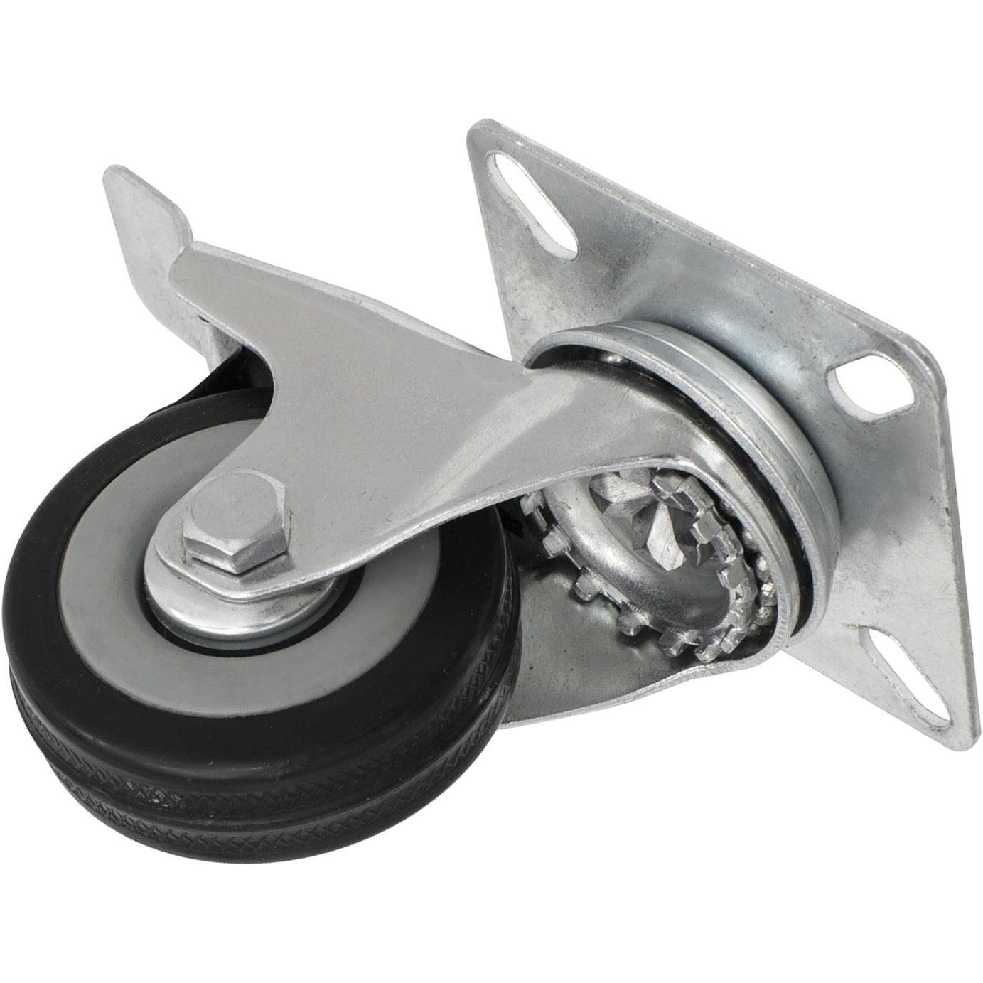 Sealey Castor Wheel Swivel Plate with Brake 50mm