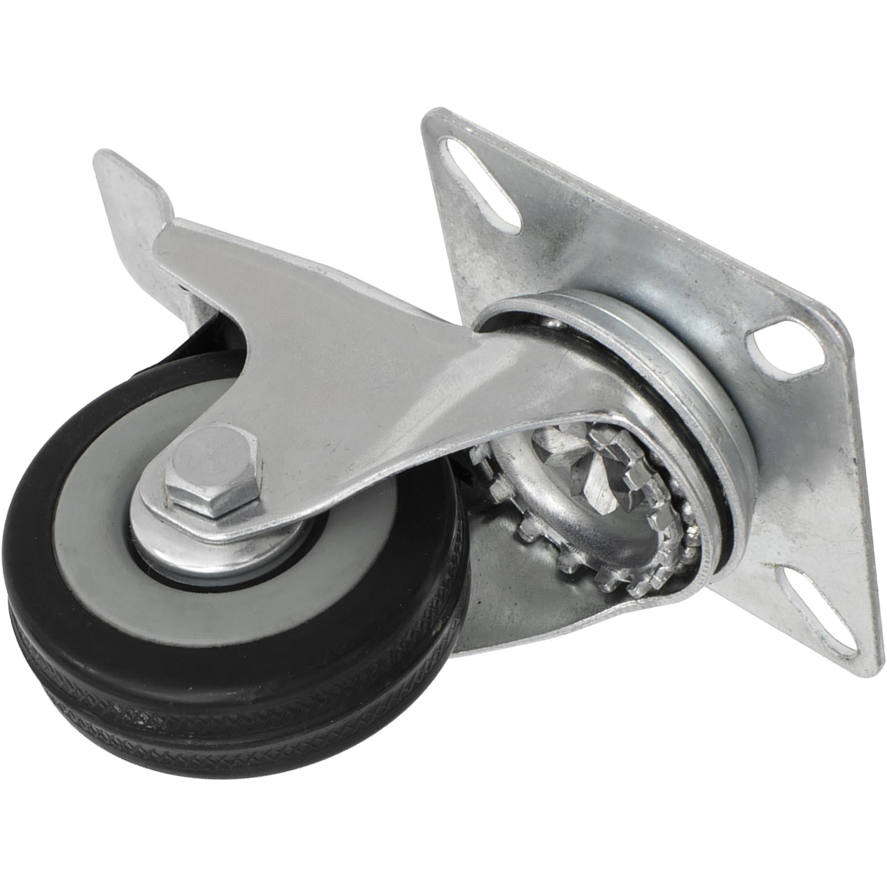 Sealey Castor Wheel Swivel Plate with Brake 50mm