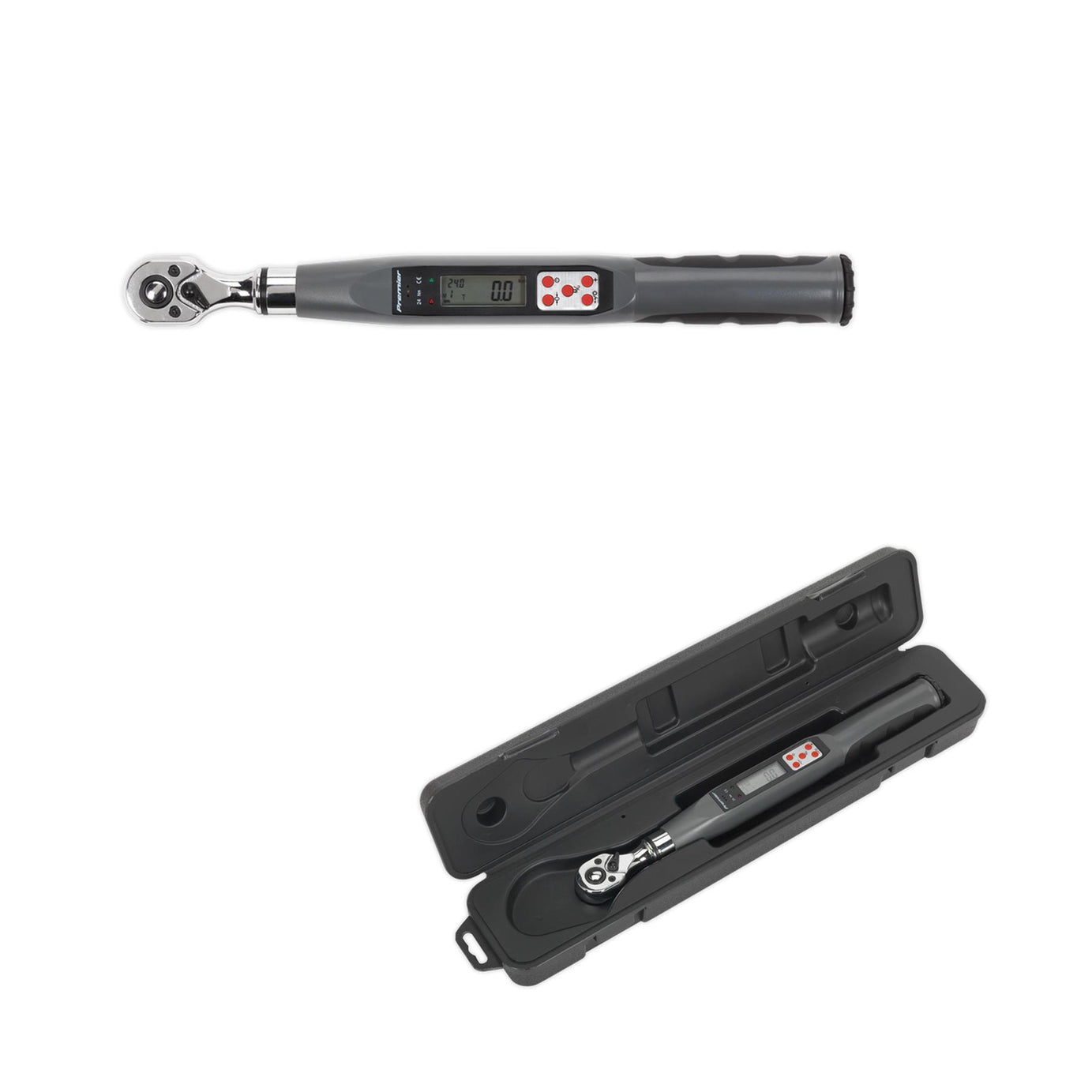 Sealey Torque Wrench Digital 3/8"Sq Drive 2-24Nm(1.48-17.70lb.ft)
