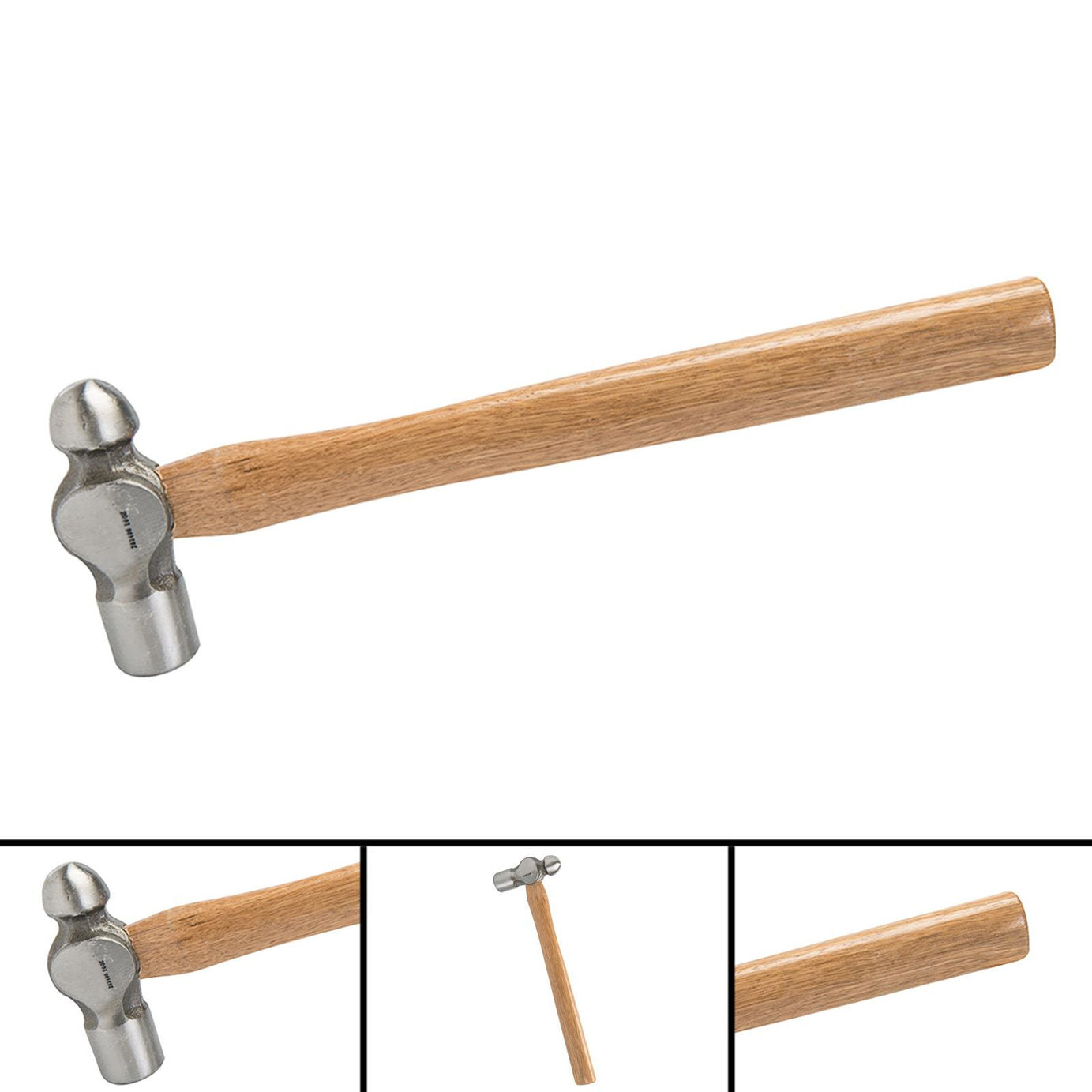 Hardwood Ball Pein Hammer 16Oz -454G Strong Forged Steel Metal Punching Riveting