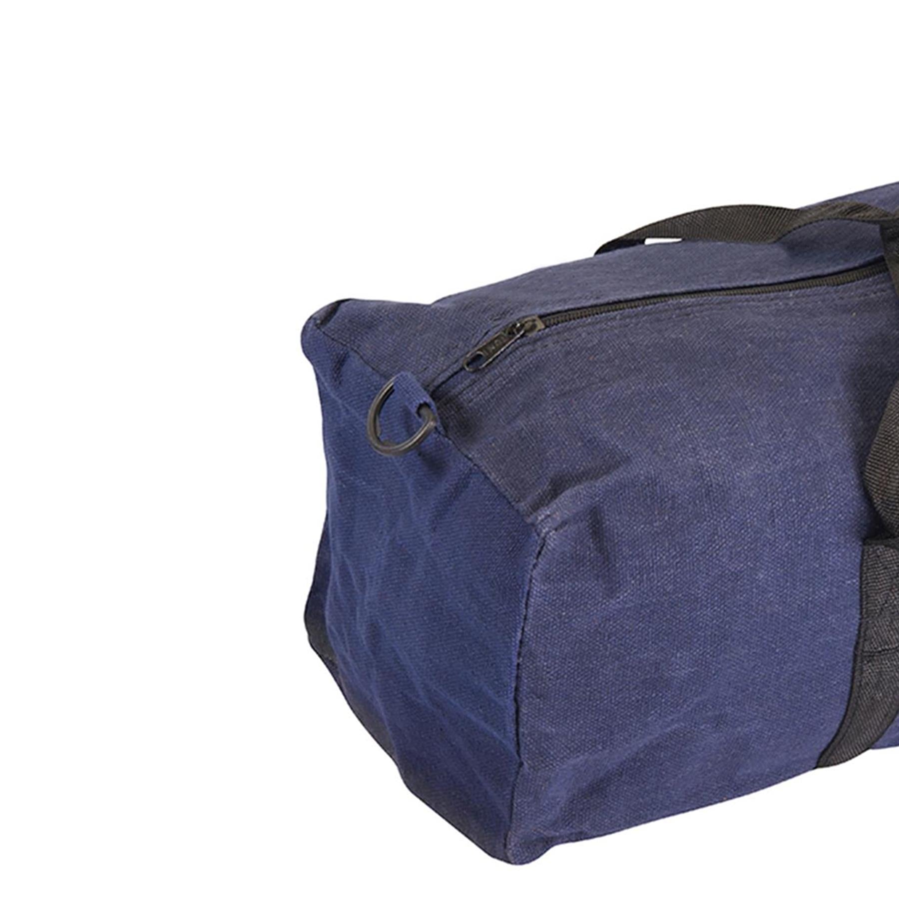 Heavy Duty Cotton Canvas Tool Bag Strong Handles Zip 3 Sizes 460mm