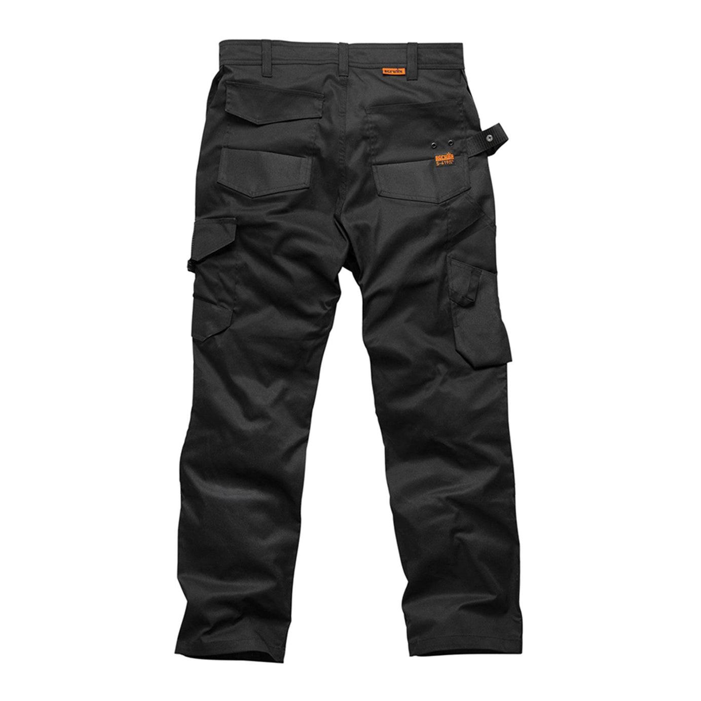 Scruffs Trade Flex Slim Fit Work Trousers Black 32 Regular Men's Stretchable Flexible New