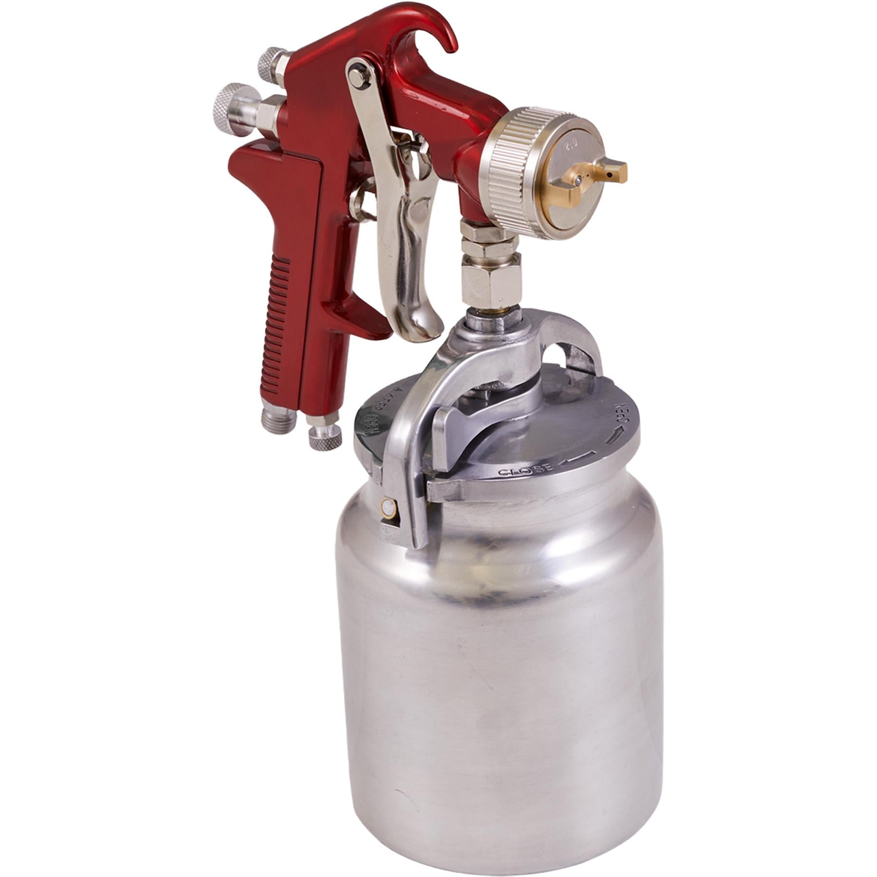 Sealey Suction Feed Spray Gun 2mm Set-Up