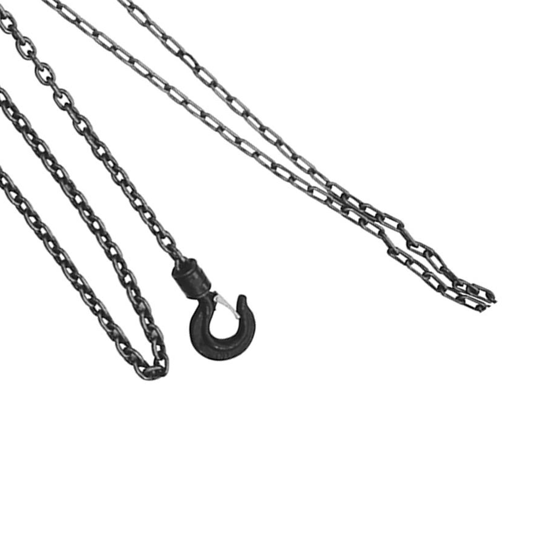 1 Ton 2.5M Lift Height & Tackle Pulley Block Winch Lightweight Restricted Spaces