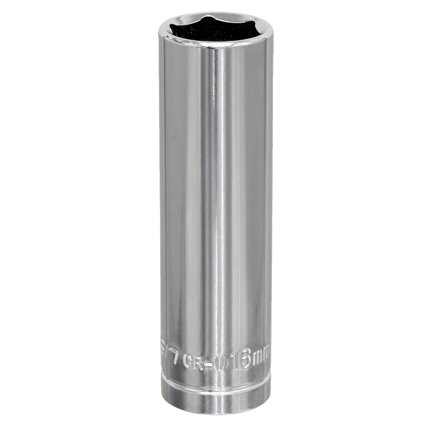 Sealey WallDrive Socket 16mm Deep 1/2"Sq Drive Chrome plated