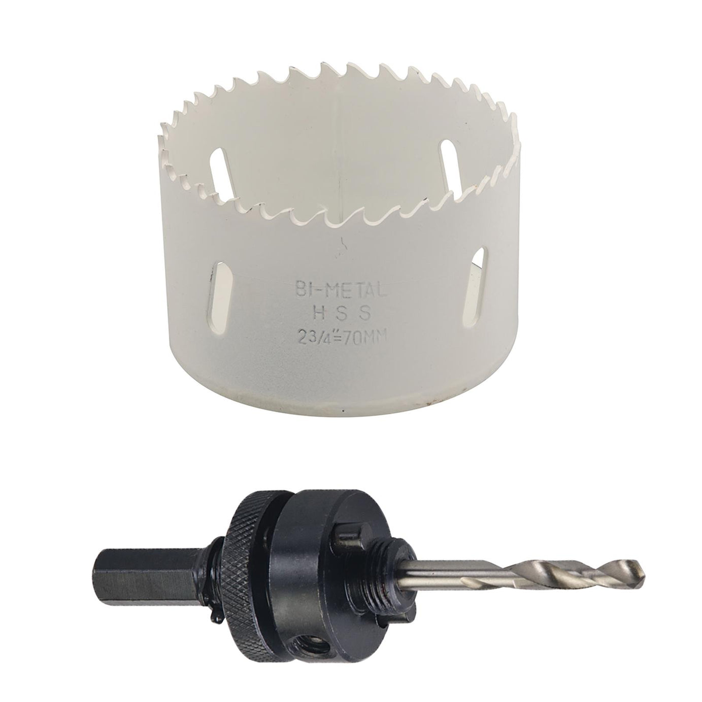 Arbor Included HoleSaw Sets HSS Bi Metal Hole saws Metal Wood Plastic 70mm