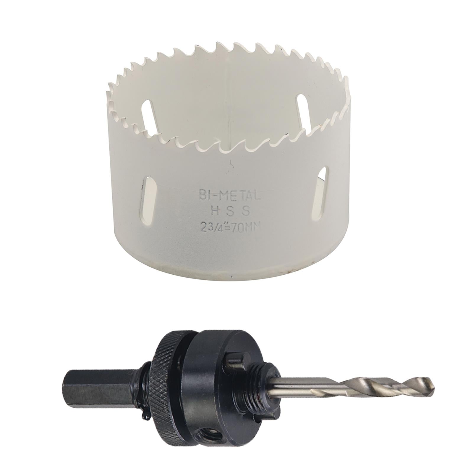 Arbor Included HoleSaw Sets HSS Bi Metal Hole saws Metal Wood Plastic 70mm