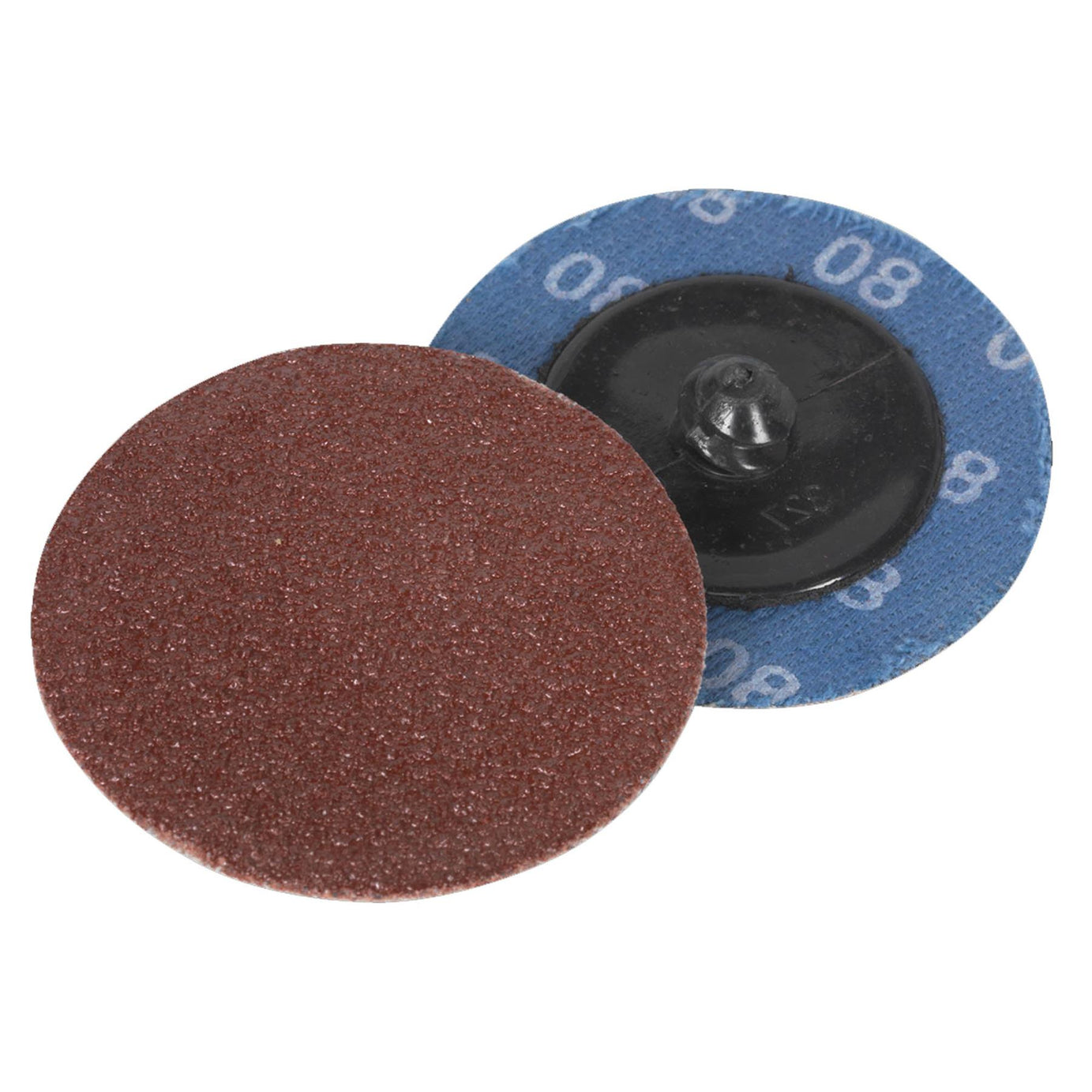 Sealey Quick-Change Sanding Disc �50mm 80Grit Pack of 10