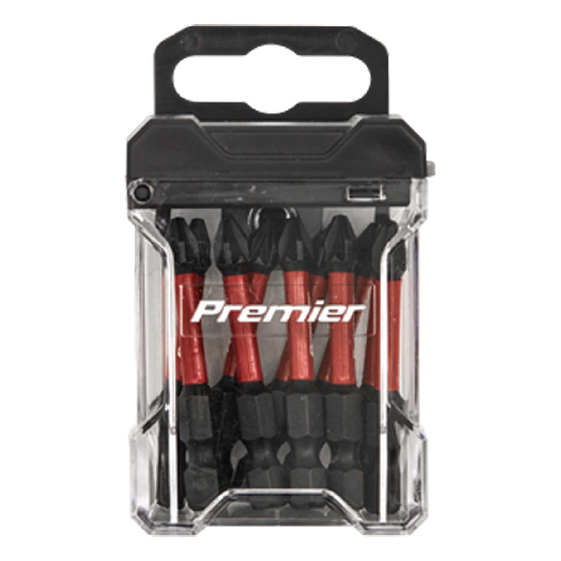 Sealey Pozi #2 Impact Power Tool Bits 50mm - 10pc