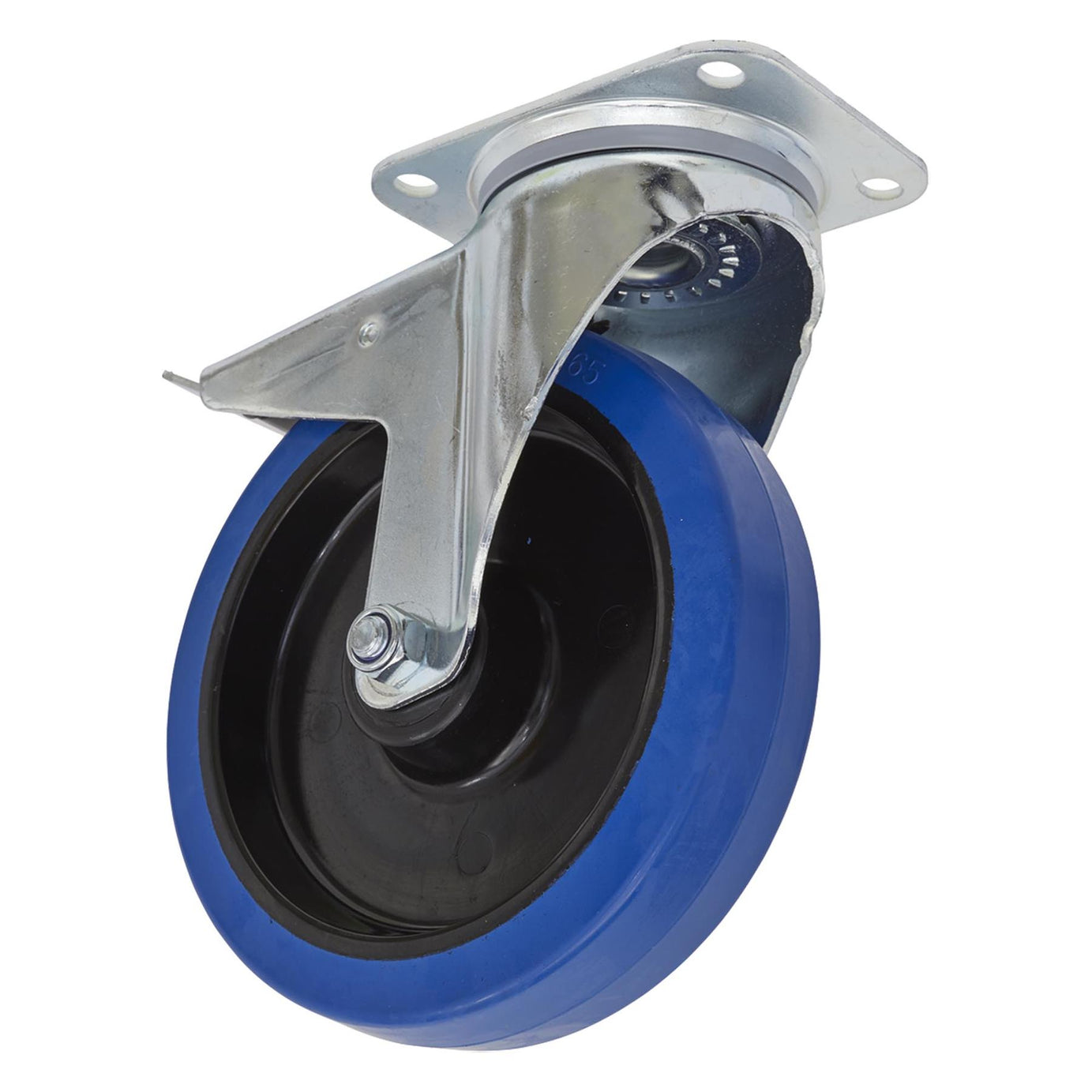 Sealey Castor Wheel Swivel Plate with Total Lock 200mm