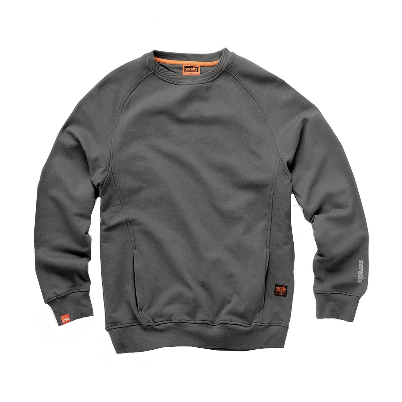 Scruffs Eco Worker Shirt Mens Work Sweatshirt Graphite XS