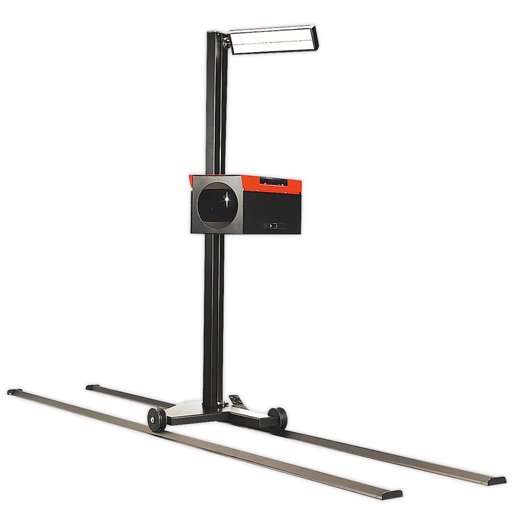 Sealey Headlamp Beam Setter with Rails & Commercial Aiming Screen