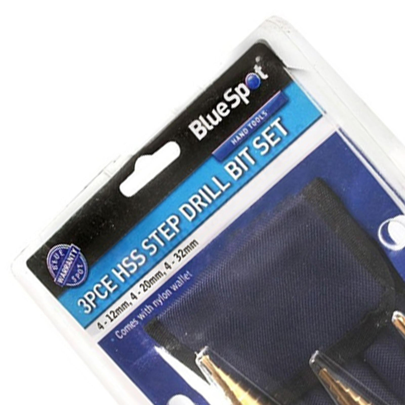 BlueSpot 3Pce HSS Hex Shank Tap Drill Bits Metric Thread (4-32mm) Screw Compound Set