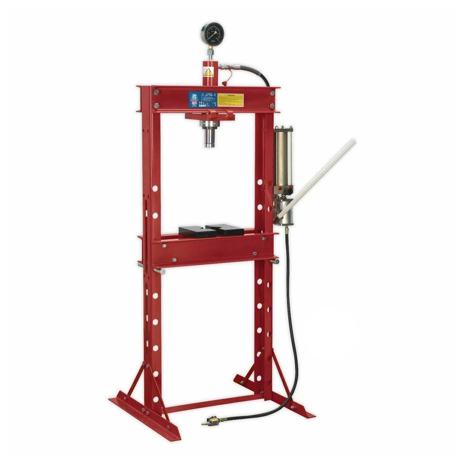 Sealey YK20FAH Air/Hydraulic Press 20tonne Floor Type